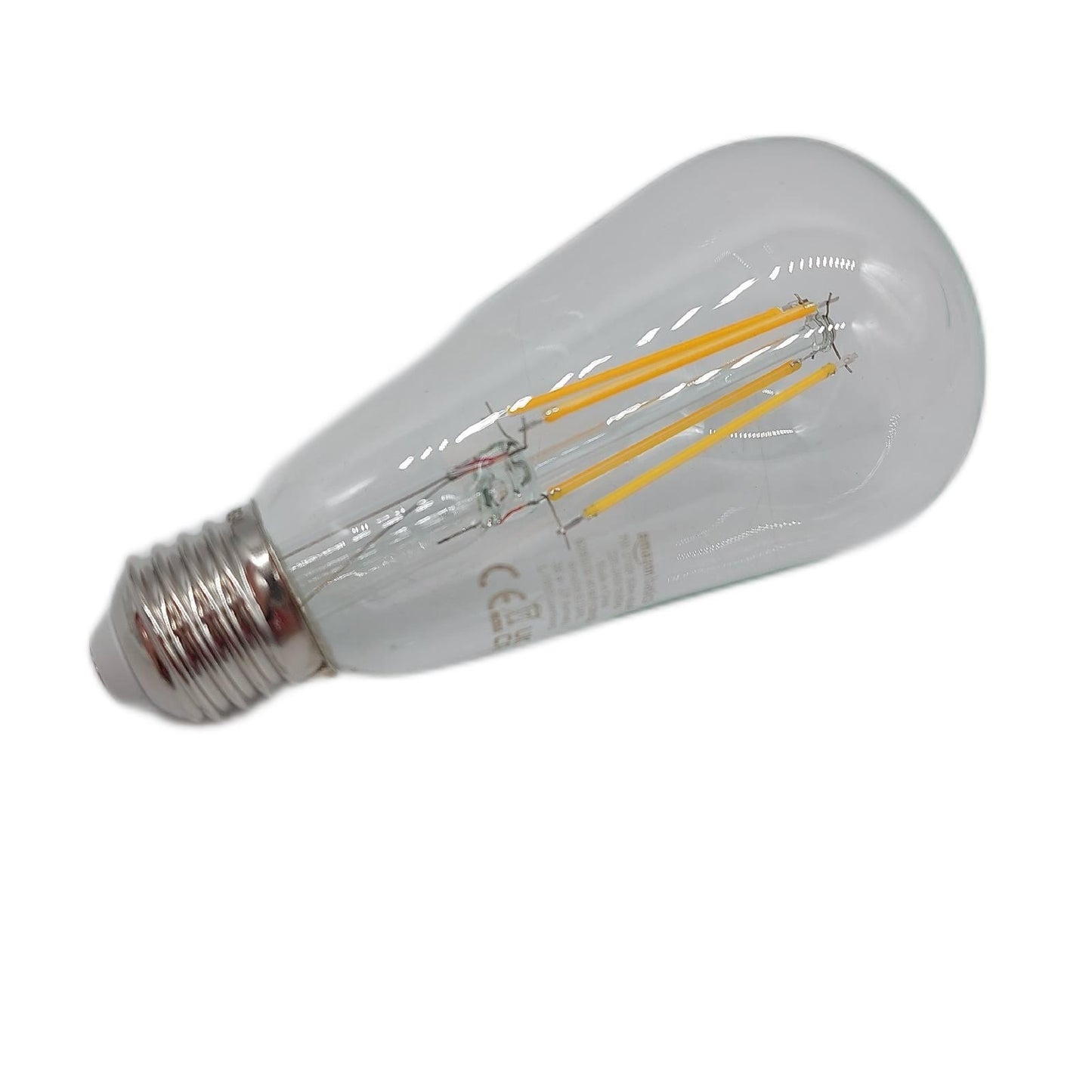 Amazon Basics LED Leuchtmittel Vintage Stil Beleuchtung ST64 Sockel E27 7w Warm Weiß Lichtdesign