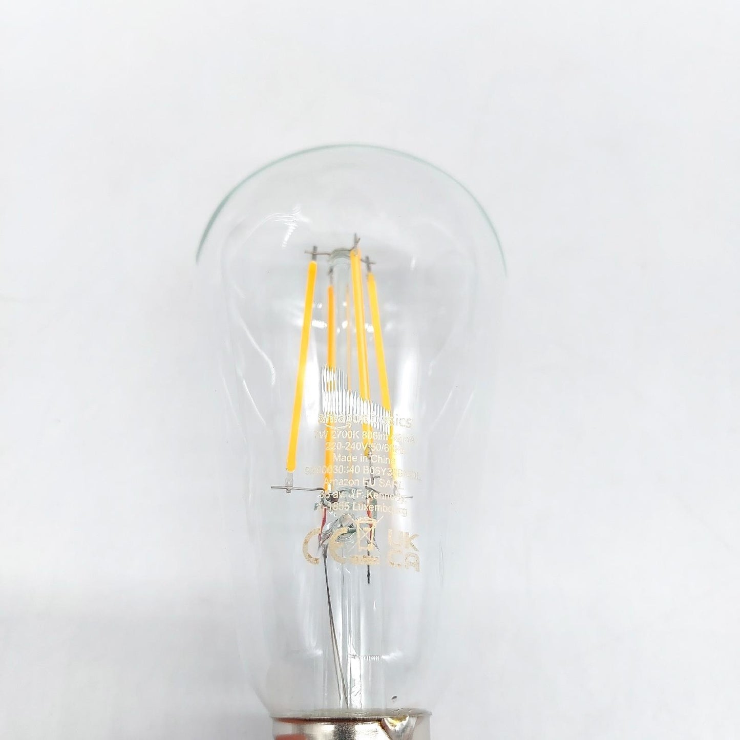 Amazon Basics LED Leuchtmittel Vintage Stil Beleuchtung ST64 Sockel E27 7w Warm Weiß Lichtdesign