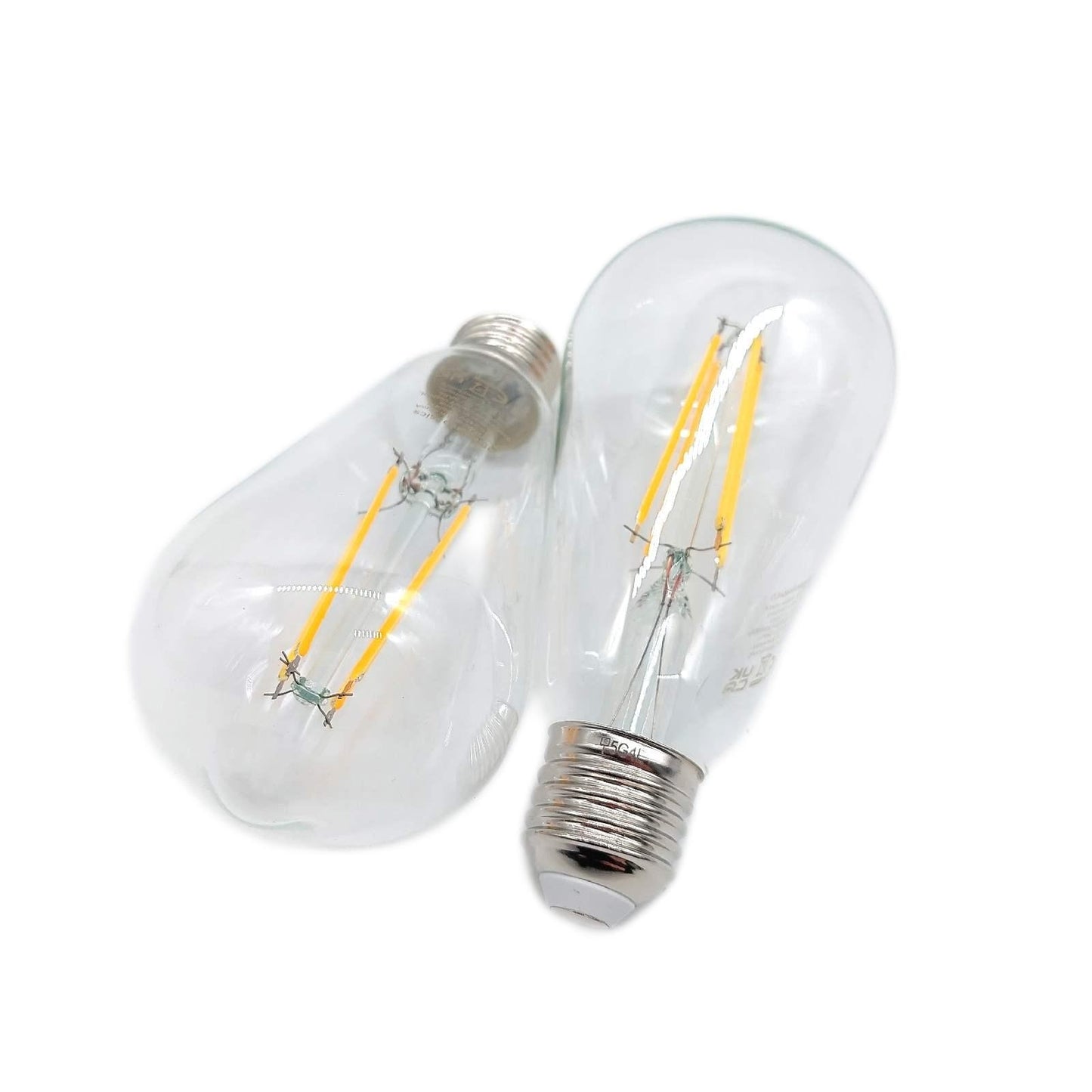 Amazon Basics LED Leuchtmittel Vintage Stil Beleuchtung ST64 Sockel E27 7w Warm Weiß Lichtdesign