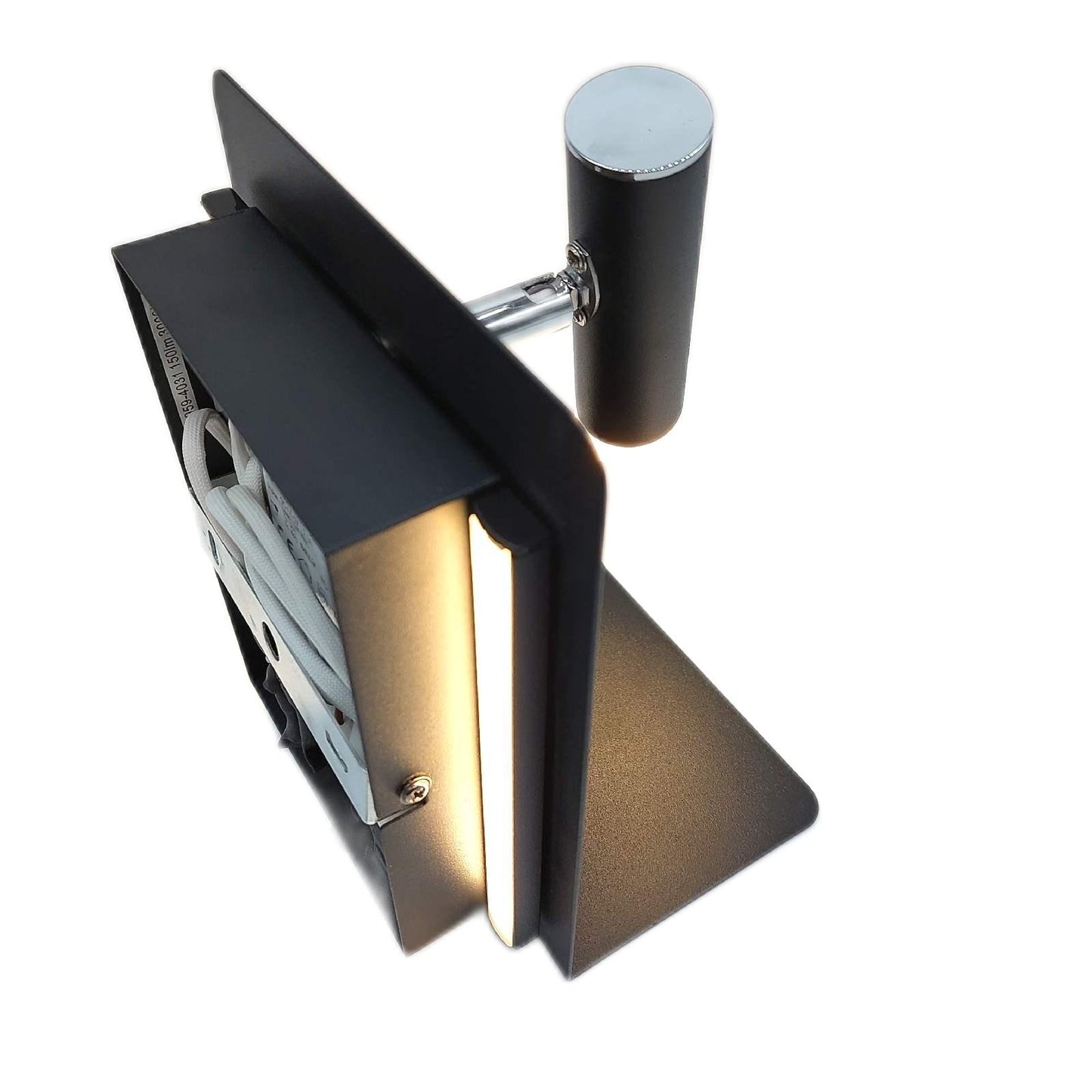Trio Leuchten Wandleuchte Beleuchtung Element 222570232 USB Ladebuchse Modern Schwarz Metall