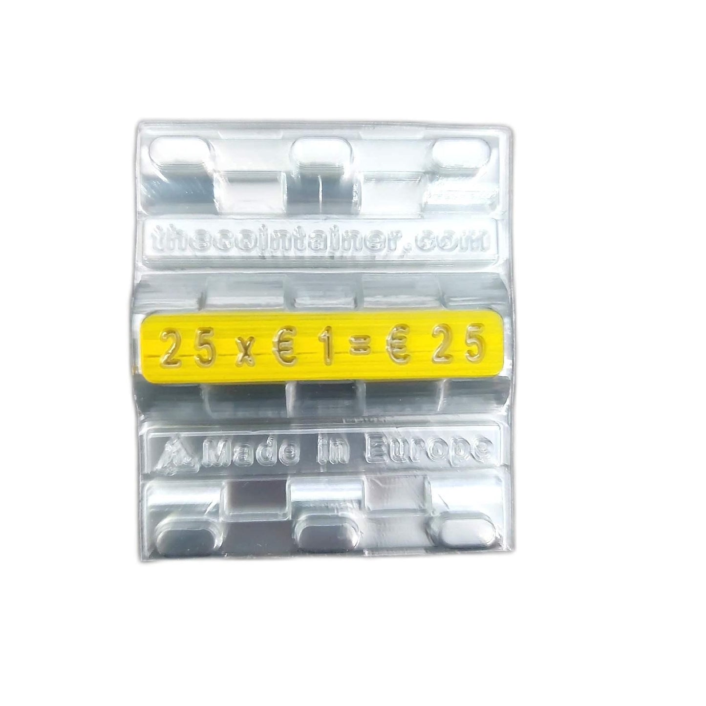 Effektivo Kunststoffmünzhülsen Aufbewahrung Cash Office Organizer 1 Euro Money