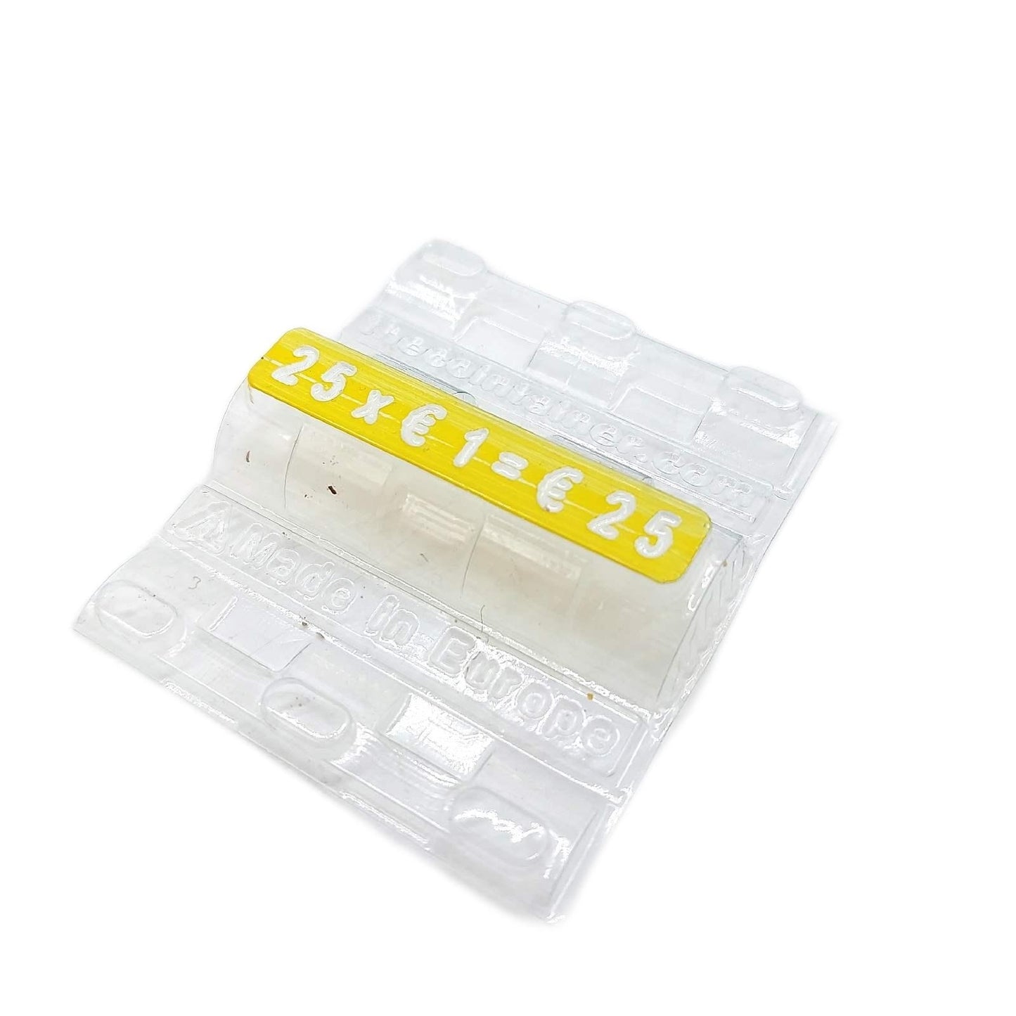 Effektivo Kunststoffmünzhülsen Aufbewahrung Cash Office Organizer 1 Euro Money
