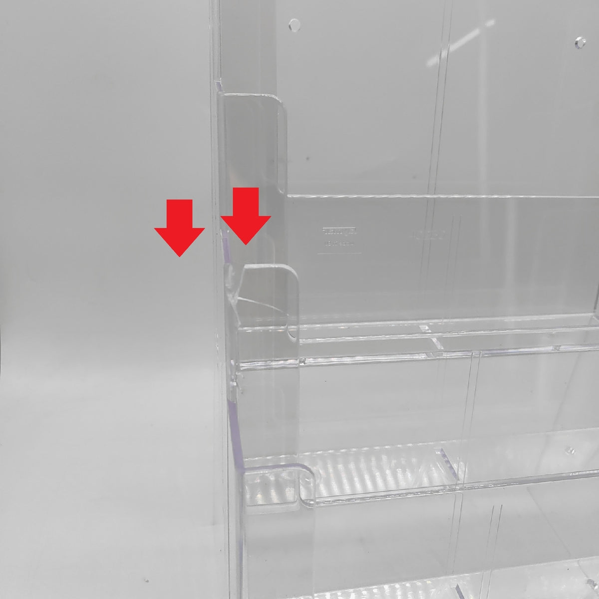 Taymar 4C230 Tisch Prospektstaender 4 Etagen Fachteiler kleine