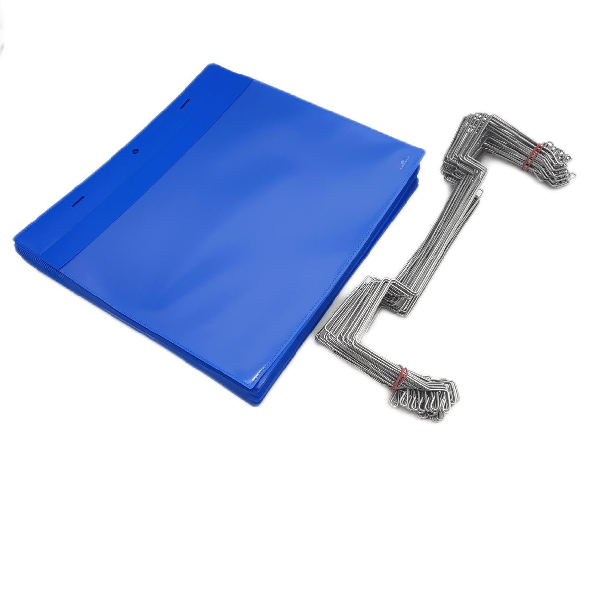 Durable Kennzeichnungstasche mit Drahtbügel - A4 quer  50 Stück; Packungsinhalt: 50 Stück