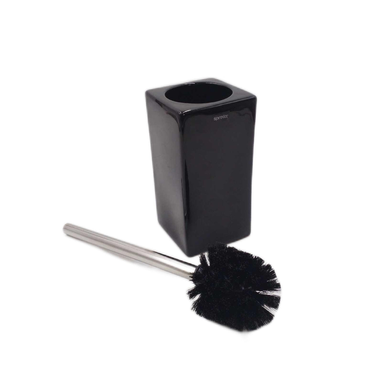 Spirella Quadro WC Bürste Toilettenbürste Klobürste Steingut 115 x 450 mm