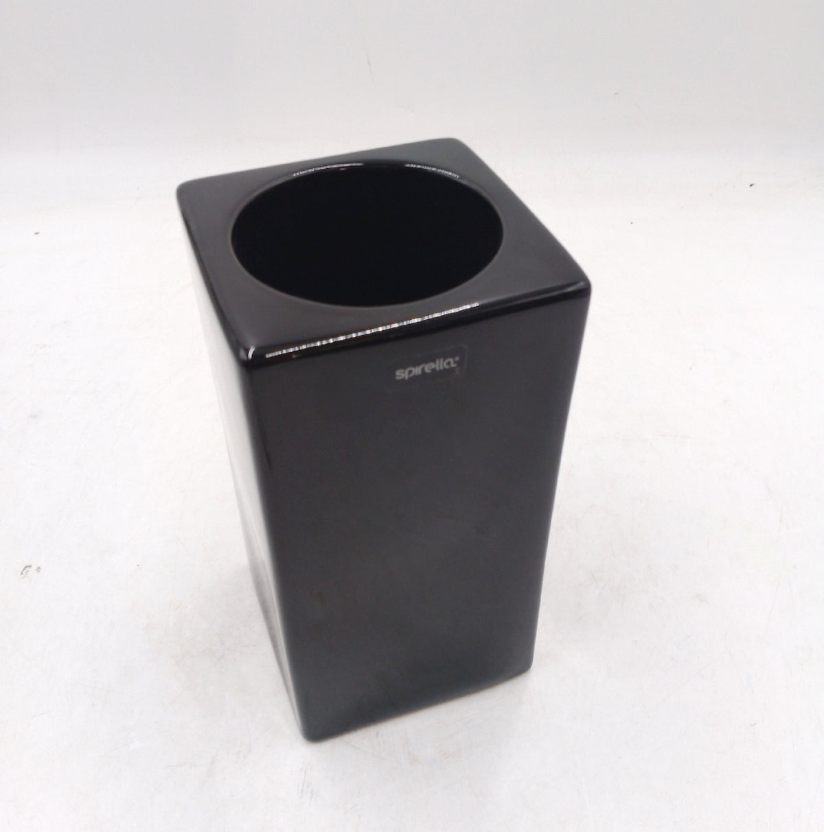 Spirella Quadro WC Bürste Toilettenbürste Klobürste Steingut 115 x 450 mm