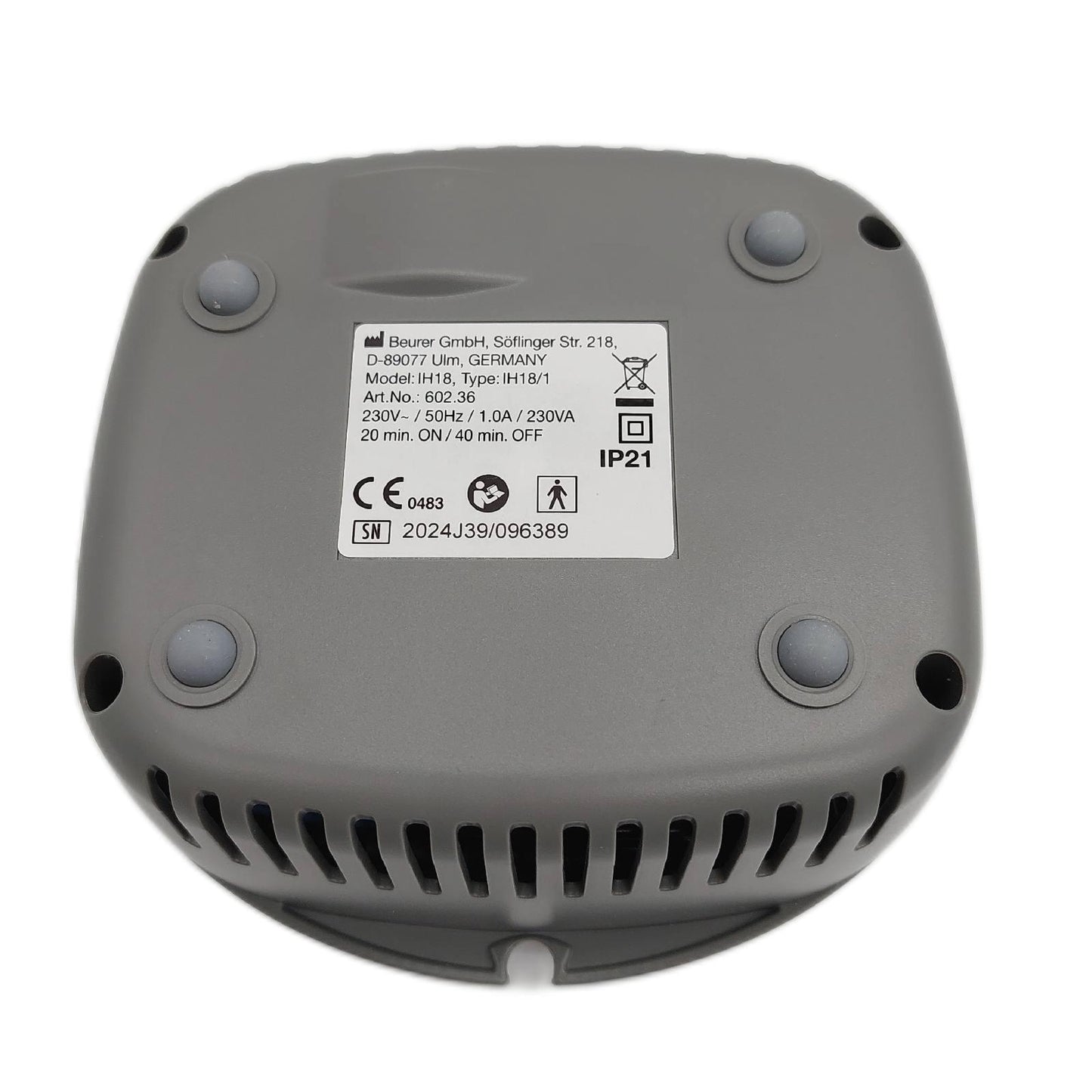 Beurer IH 18 Inhalator Kompressor Drucklufttechnologie ohne Zubehör Kratzer