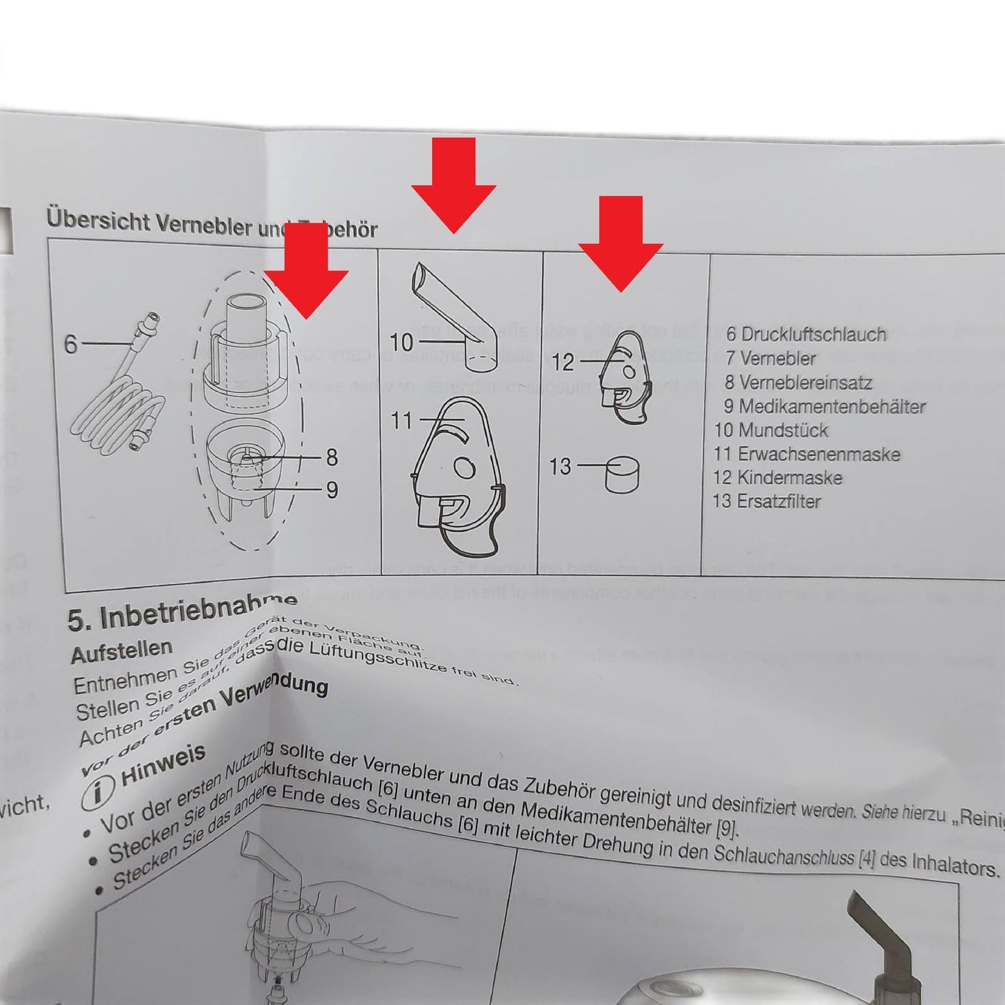 Beurer IH 18 Inhalator Kompressor Drucklufttechnologie ohne Zubehör Kratzer