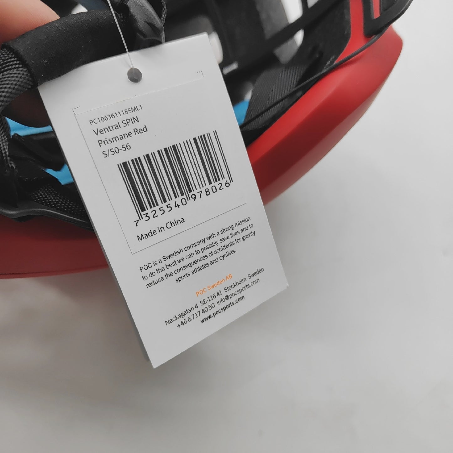 Ventral Fahrradhelm Helme SPIN S 50 56 cm Rot Prismane Sicherheit Komfort Design