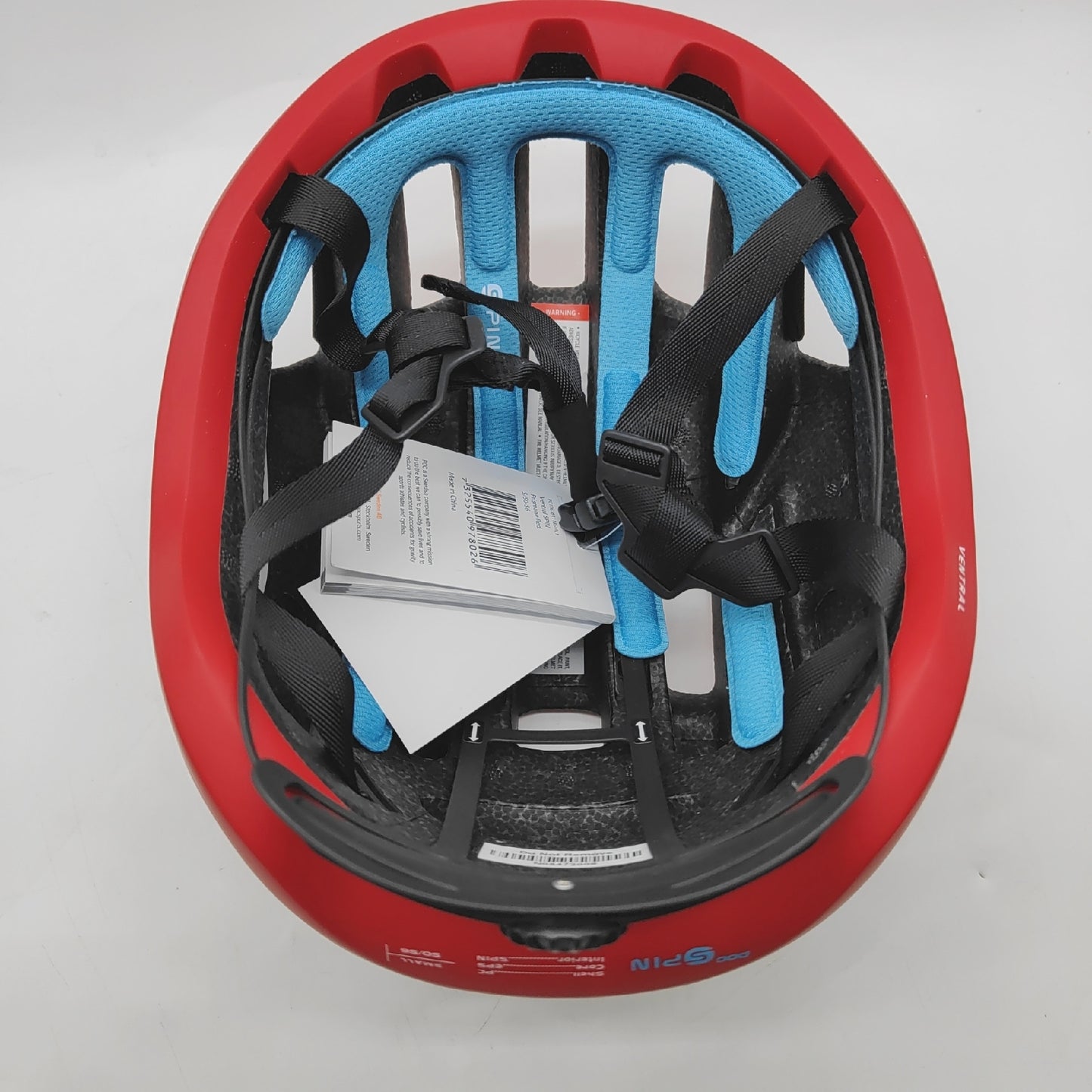 Ventral Fahrradhelm Helme SPIN S 50 56 cm Rot Prismane Sicherheit Komfort Design
