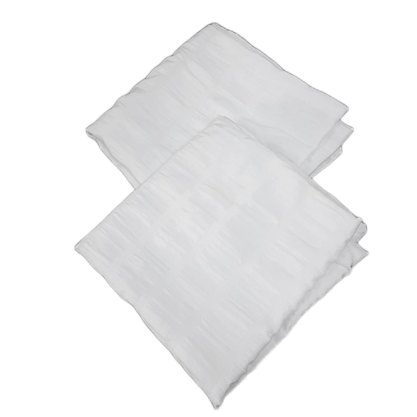 Freyamy Kissenbezug Heimtextilien Seersucker 40x80cm Weiß Geprägt Streifen Set Deko