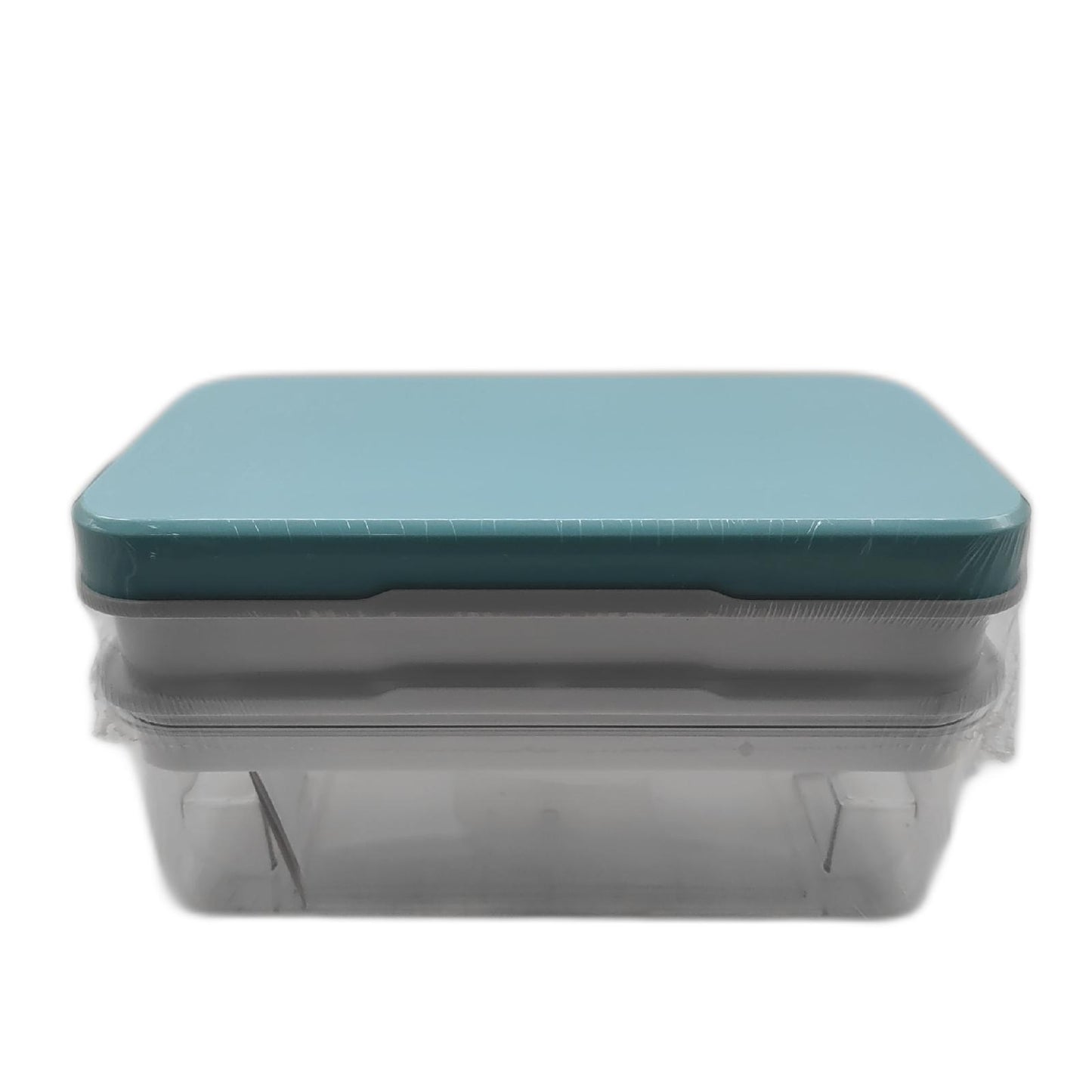 Eiswürfelform Eiswürfelbehälter Küchenhelfer 64 Eiswürfel Eiswürfelform Deckel 2 Tablett praktisch