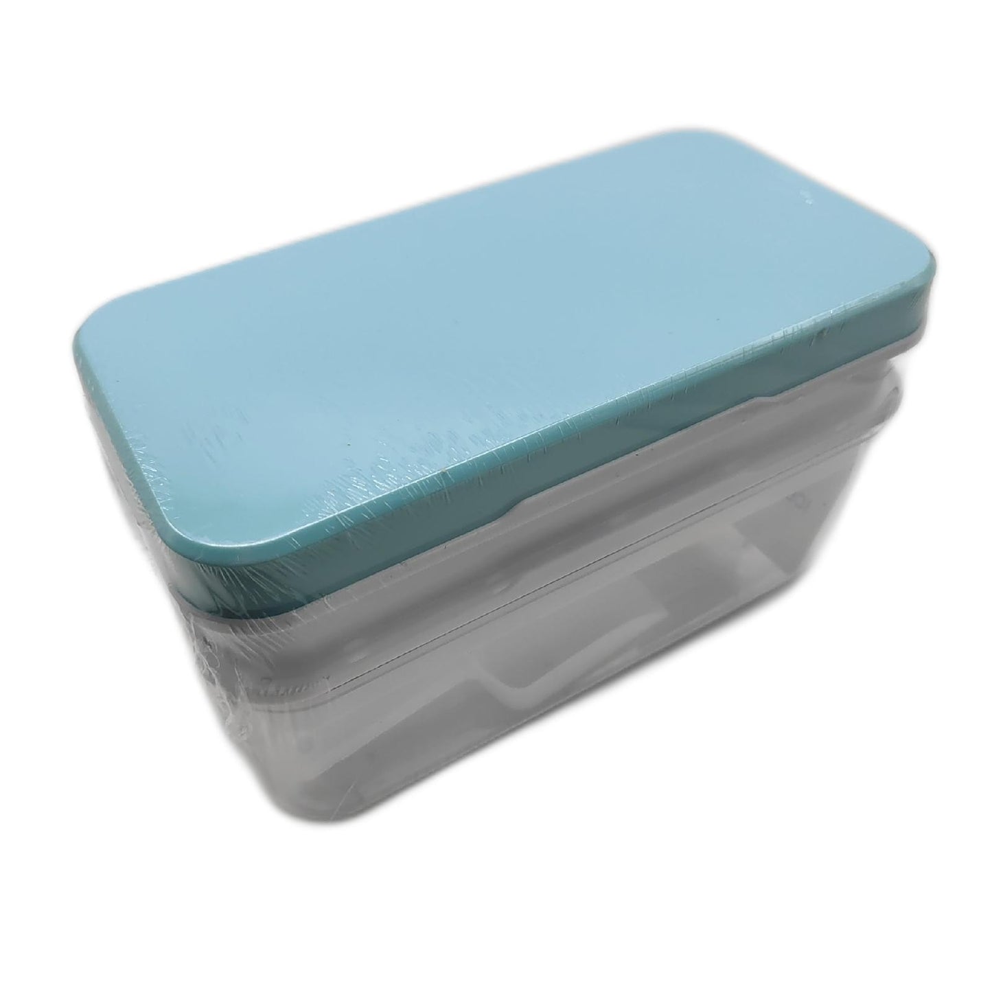 Eiswürfelform Eiswürfelbehälter Küchenhelfer 64 Eiswürfel Eiswürfelform Deckel 2 Tablett praktisch