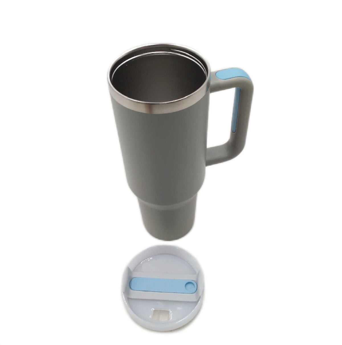 LOITTAINUE Thermobecher 1180ml 40oz To Go Kaffeebecher mit Strohhalm und Henkel Deckel