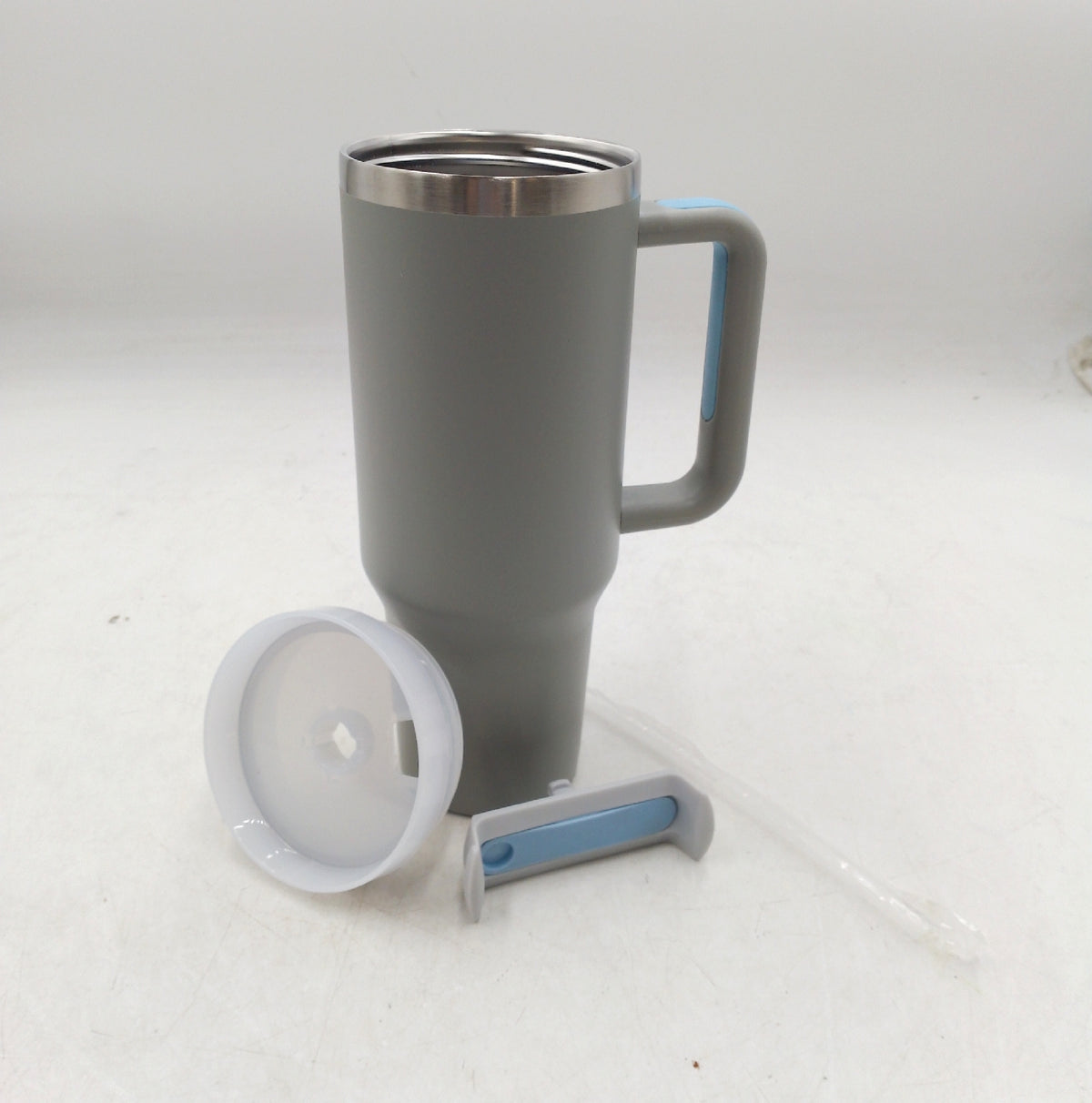 LOITTAINUE Thermobecher 1180ml 40oz To Go Kaffeebecher mit Strohhalm und Henkel Deckel