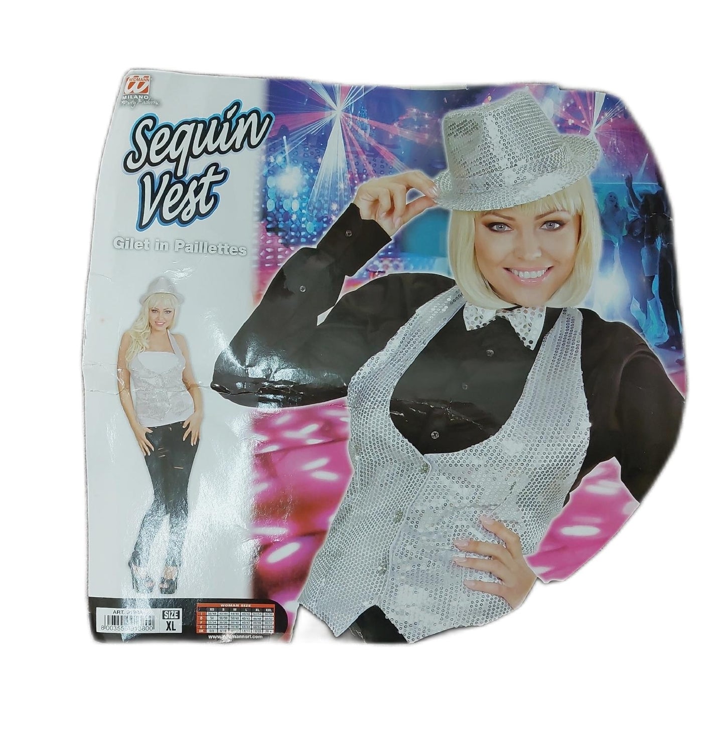 Widmann Partyweste Damenbekleidung Milano Showgirl Pailletten Glitzer elegant auffallend modisch