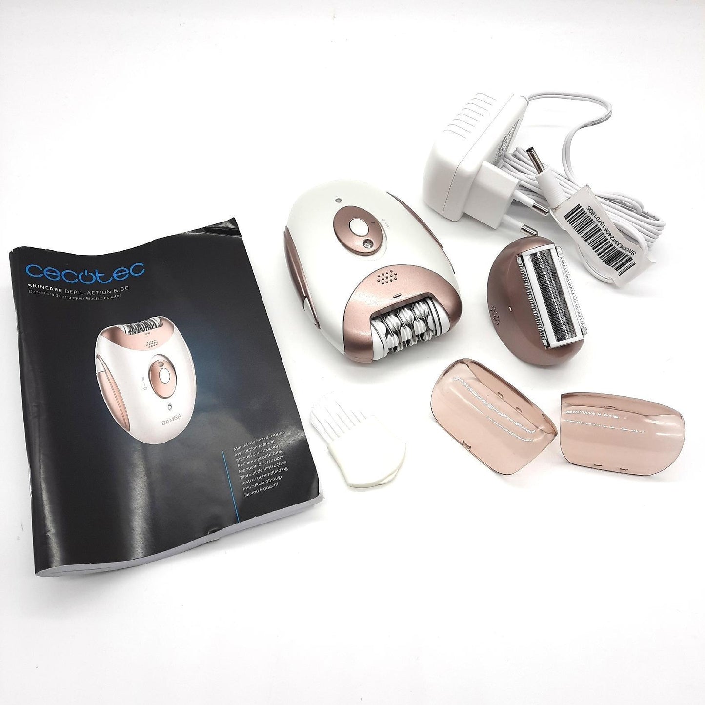 Cecotec Bamba SkinCare Depil action Schnurloser Starter Epilierer. Akku
