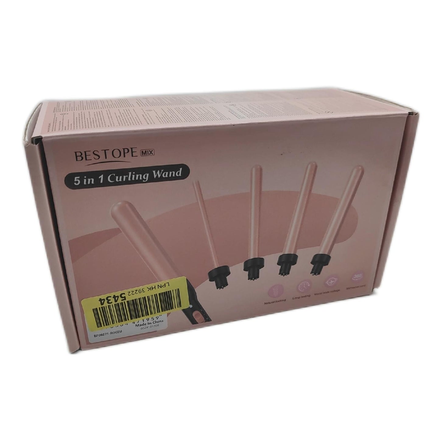 BESTOPE Lockenstab Set Haar Styling Lockenstab Mix 5 in 1 vielseitig vielseitigkeit