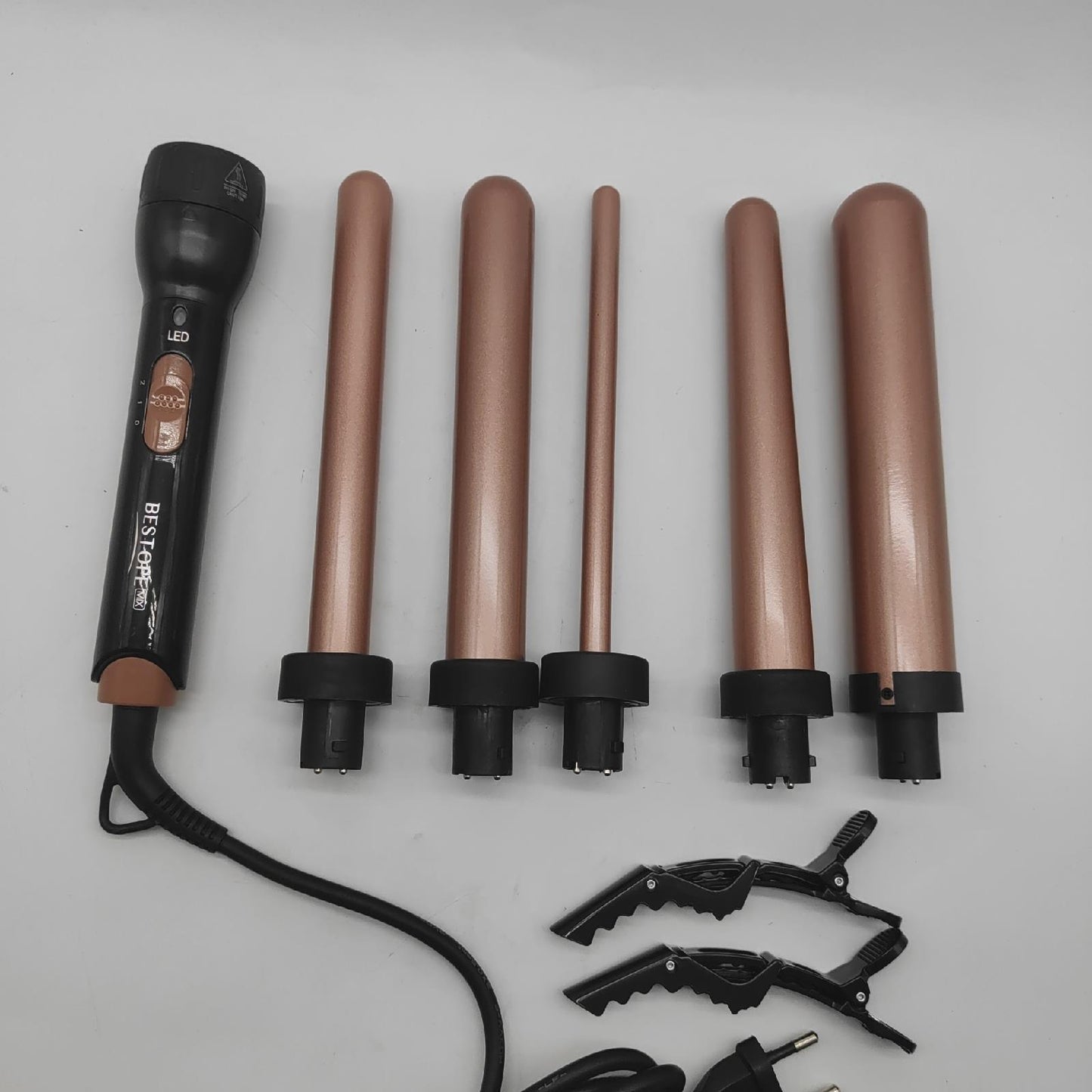 BESTOPE Lockenstab Set Haar Styling Lockenstab Mix 5 in 1 vielseitig vielseitigkeit