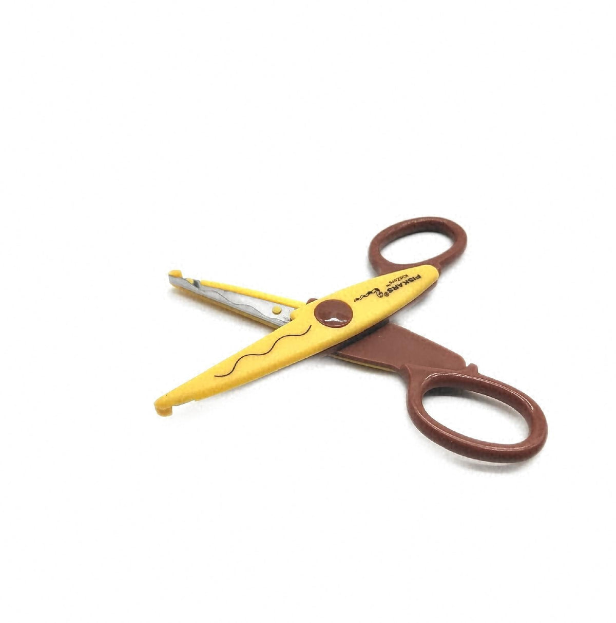 Fiskars Kinder Dekorscheren Sumpftiere 3 Stück Länge 13 cm Bastelscheren für Kinder