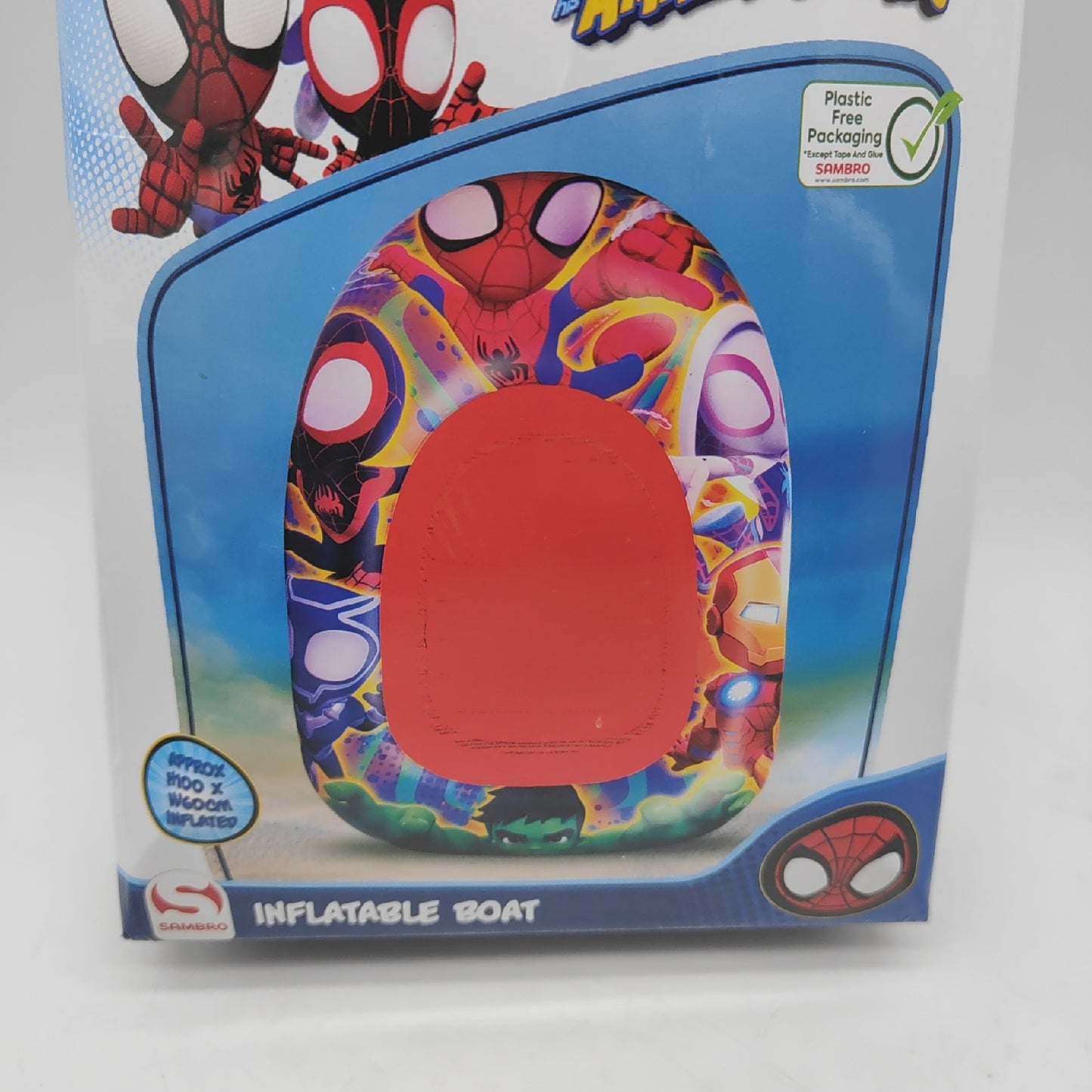 Marvel Spidey Schlauchboot Poolspielzeug Kinderschwimmer Wasserspaß Sommerangebot Schwimmbadspaß