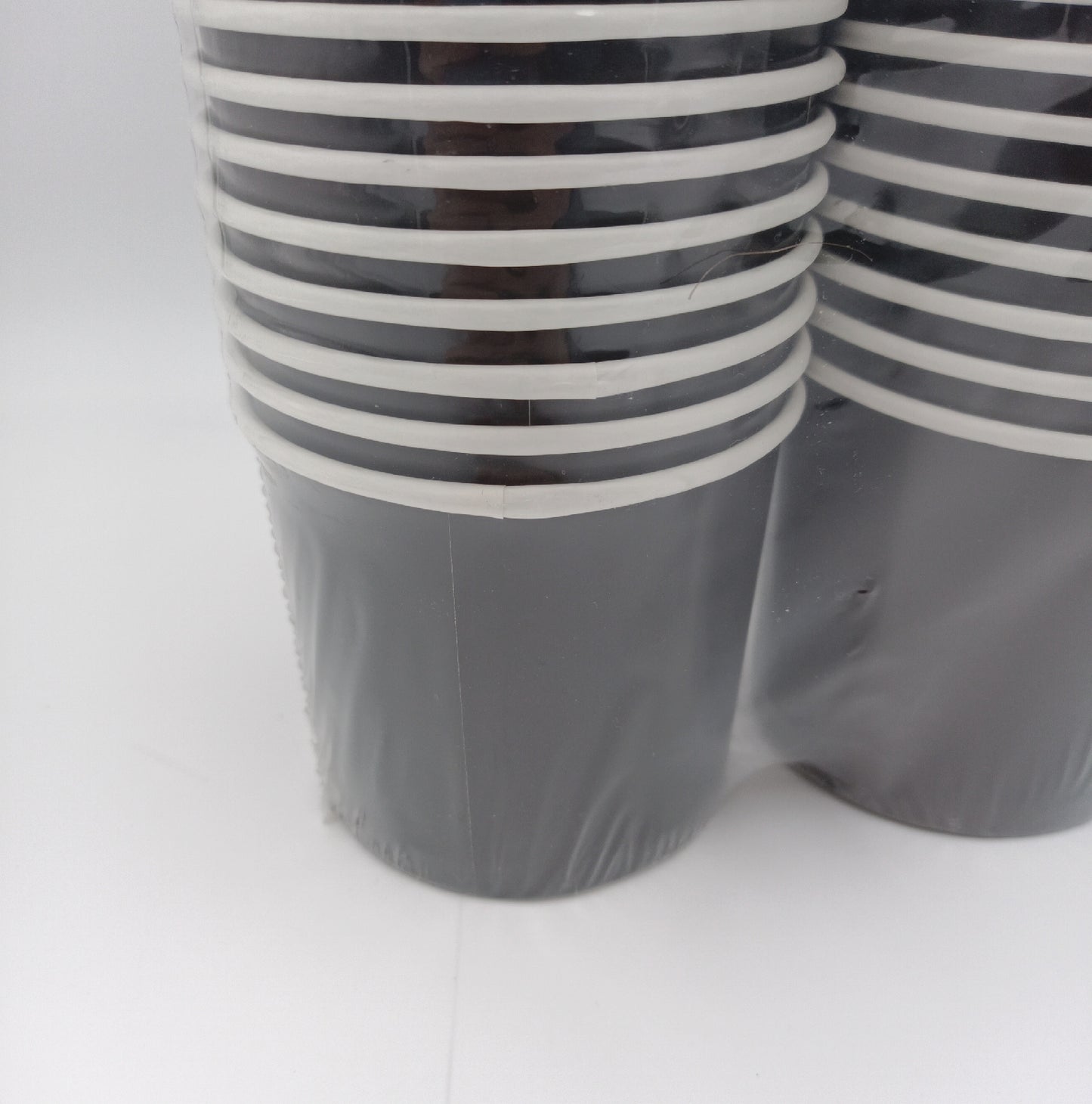 MATICAN Einwegbecher Trinkbecher Küchenzubehör 325 ml stabil schwarz ideal für Heißes