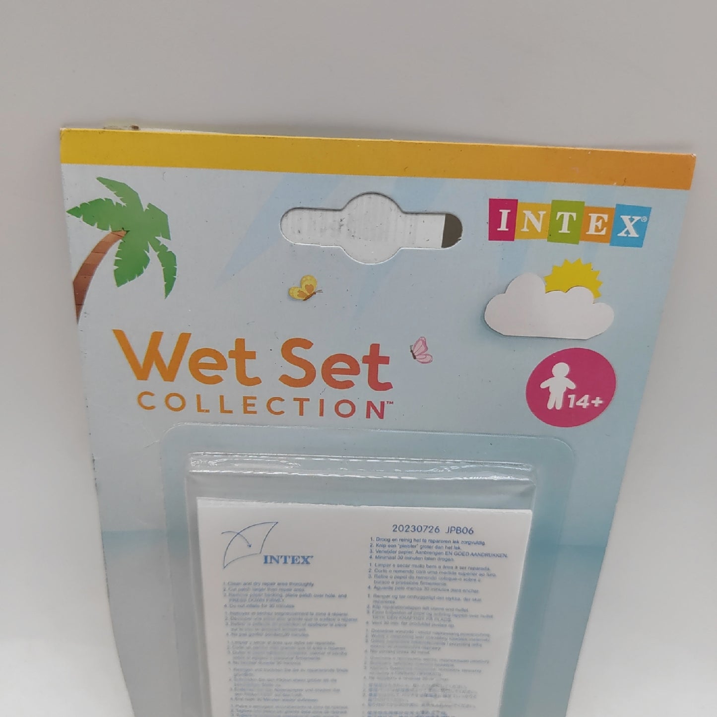 Intex Pool Reparaturflicken Poolzubehör Pools 7 x 7 cm transparent langlebig dicht