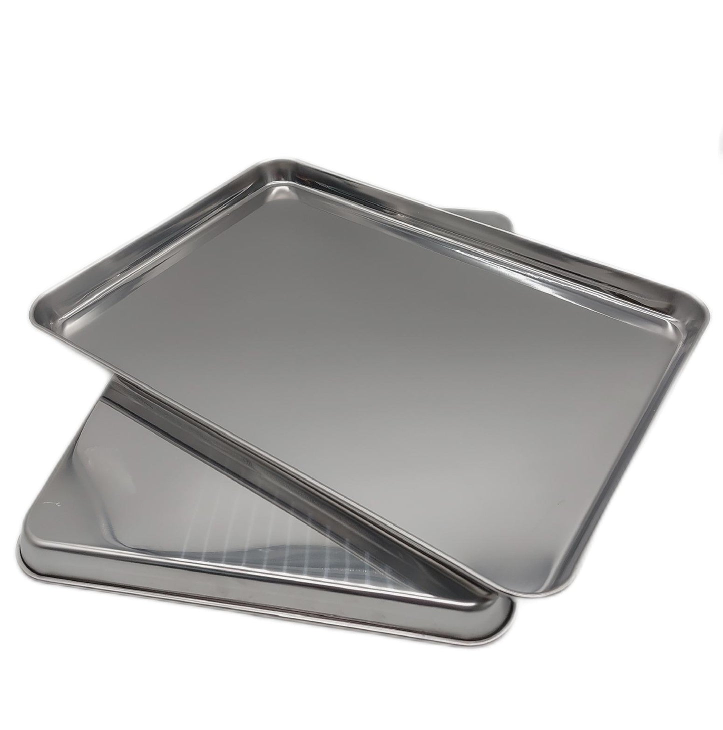 Wildone Backblech Backzubehör Ofenblech Set 2 Edelstahl Größe 44 x