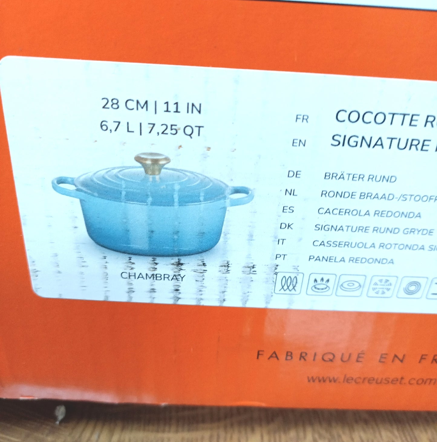 Le Creuset Bräter Kochgeschirr Signature 28 cm Induktion Gas Ceran vielseitig