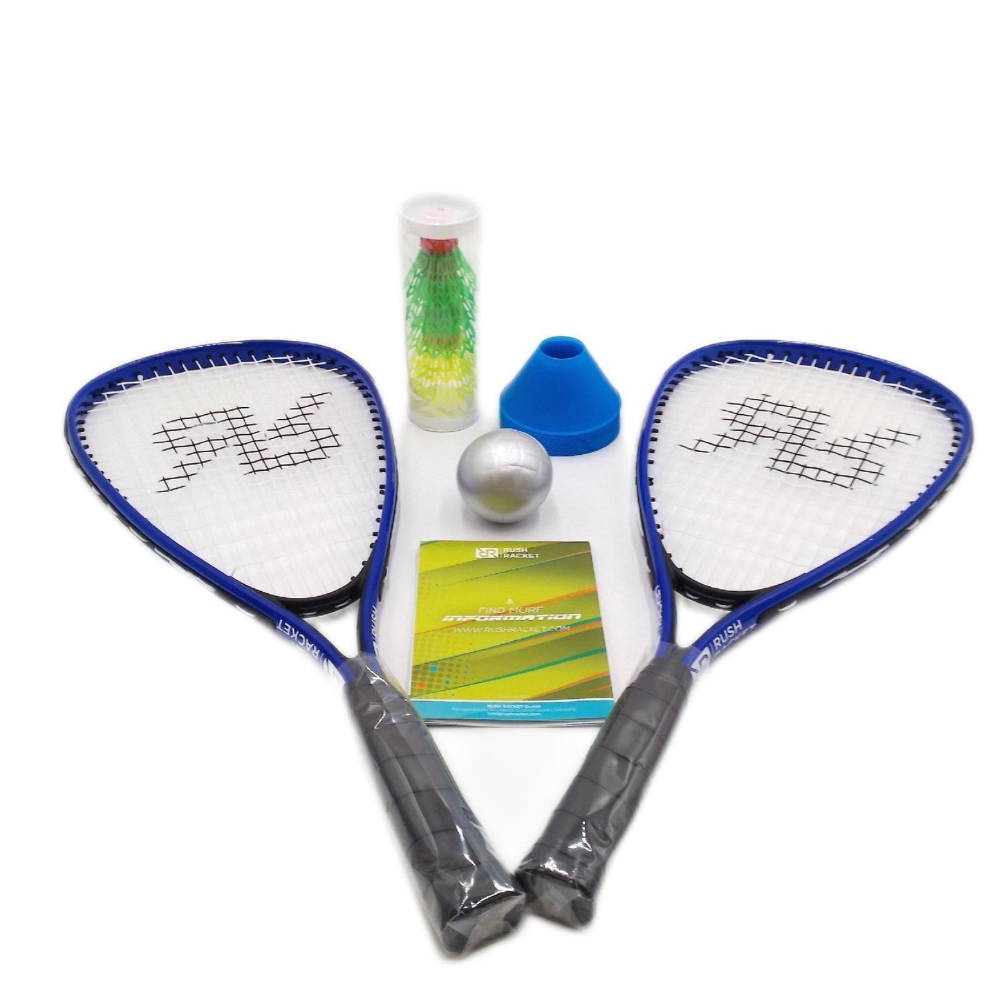 Rush Schläger Set Jugend Sport Ausrüstung blau Trainingsset