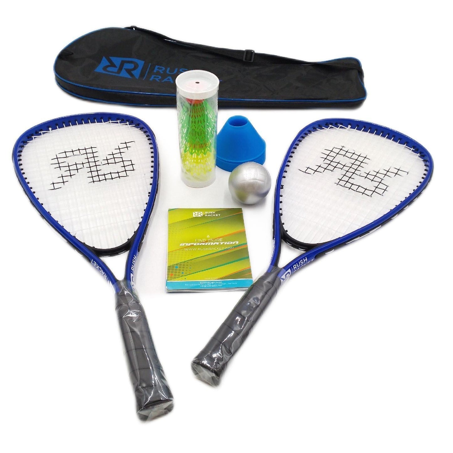 Rush Schläger Set Jugend Sport Ausrüstung blau Trainingsset