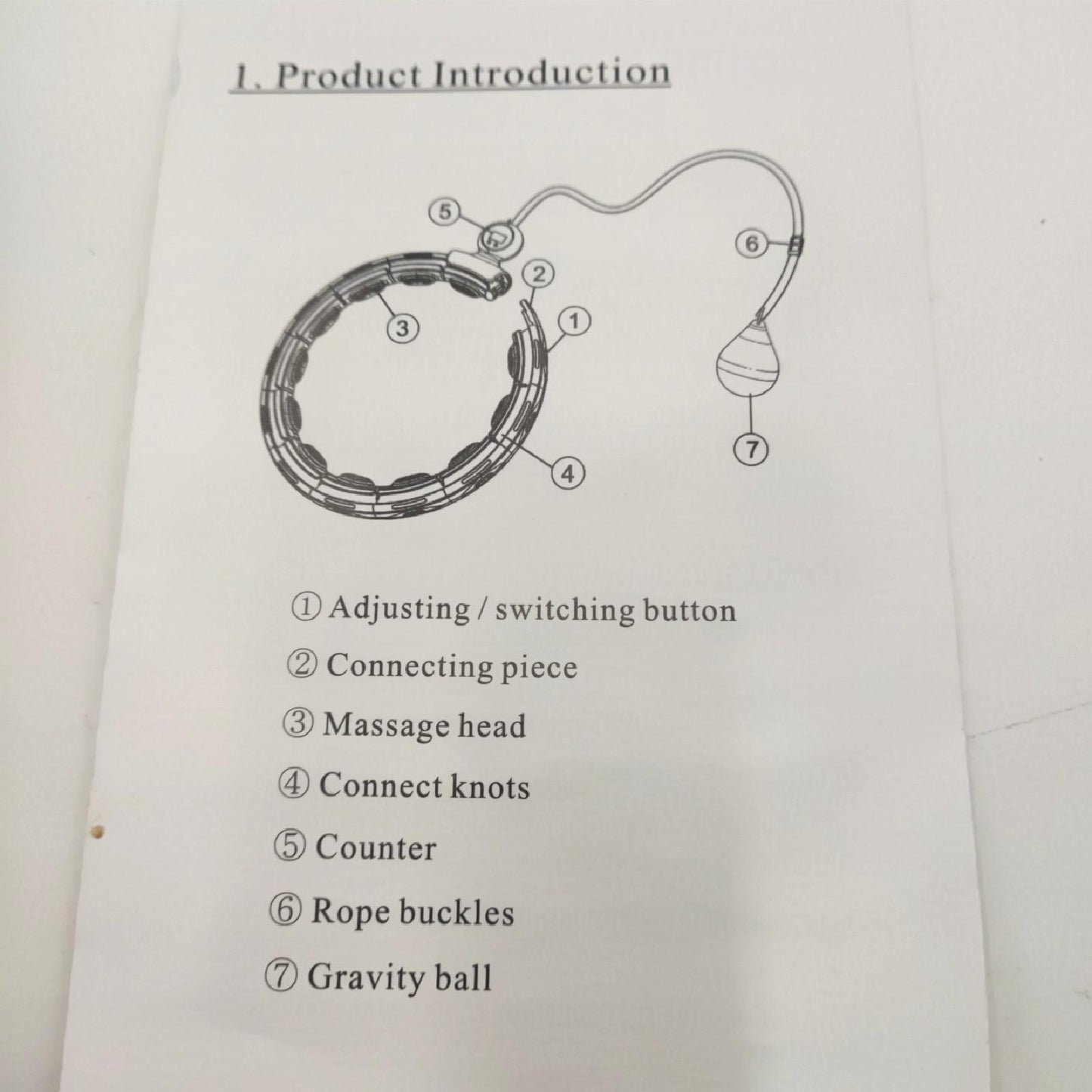 Smart Weighted Hula Ring Hoops, Hula Circle 28 Abnehmbarer Fitnessring mit 360 Grad Auto-Spinning Ball Massage, Gymnastik, Erwachsene Fitness für Gewichtsverlust (Grün)