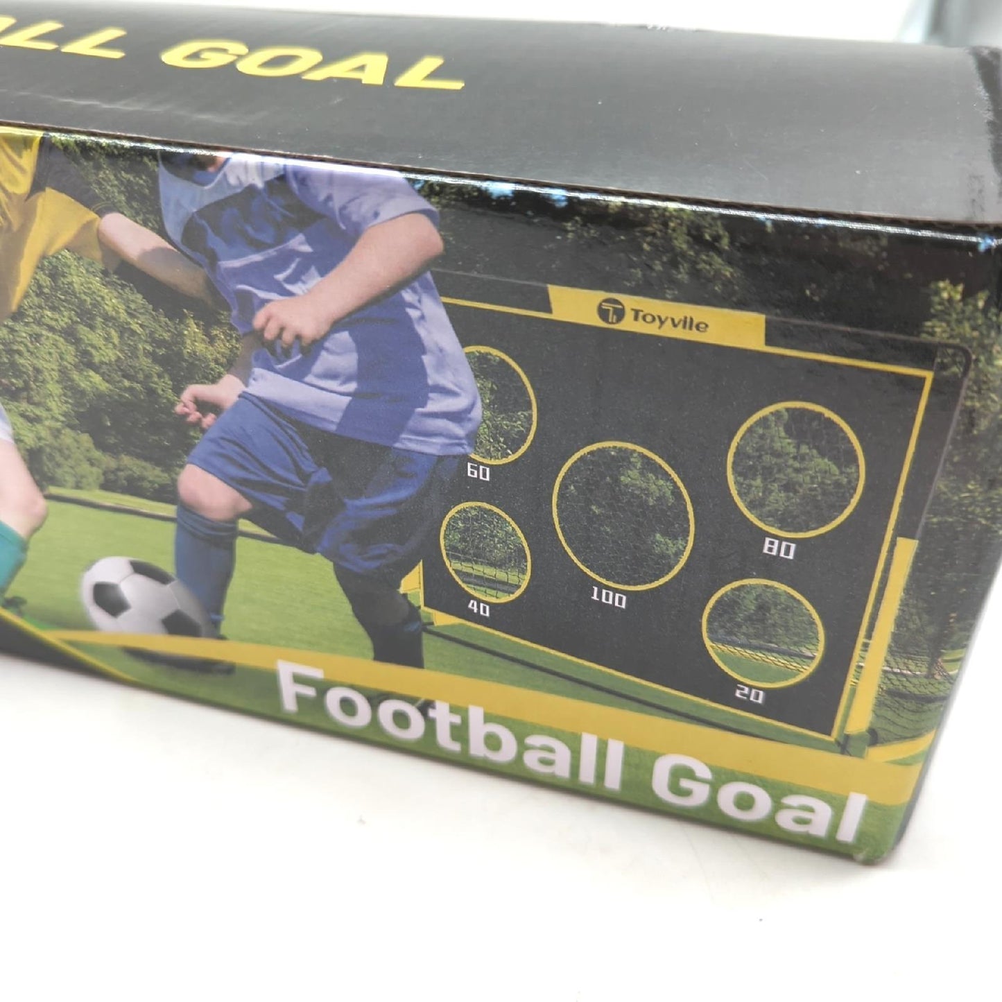Fussballtore Spieltor Gartenspiel faltbar kinderleicht aufbauen 2 in 1 Spaß