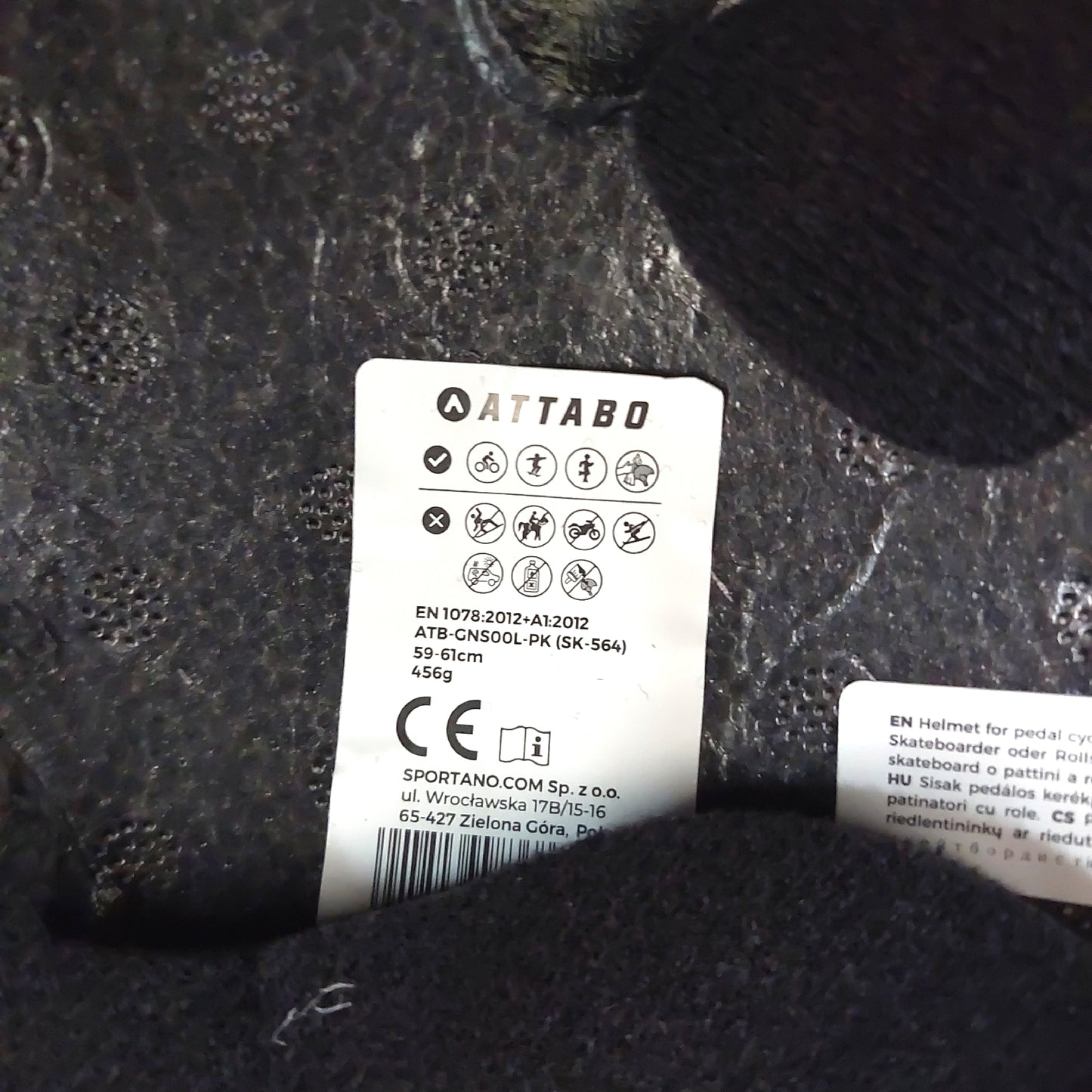 ATTABO Kopfschutz Schutzhelm Fahrrad MTB Herren Sicherer Leichter Skater Schutz