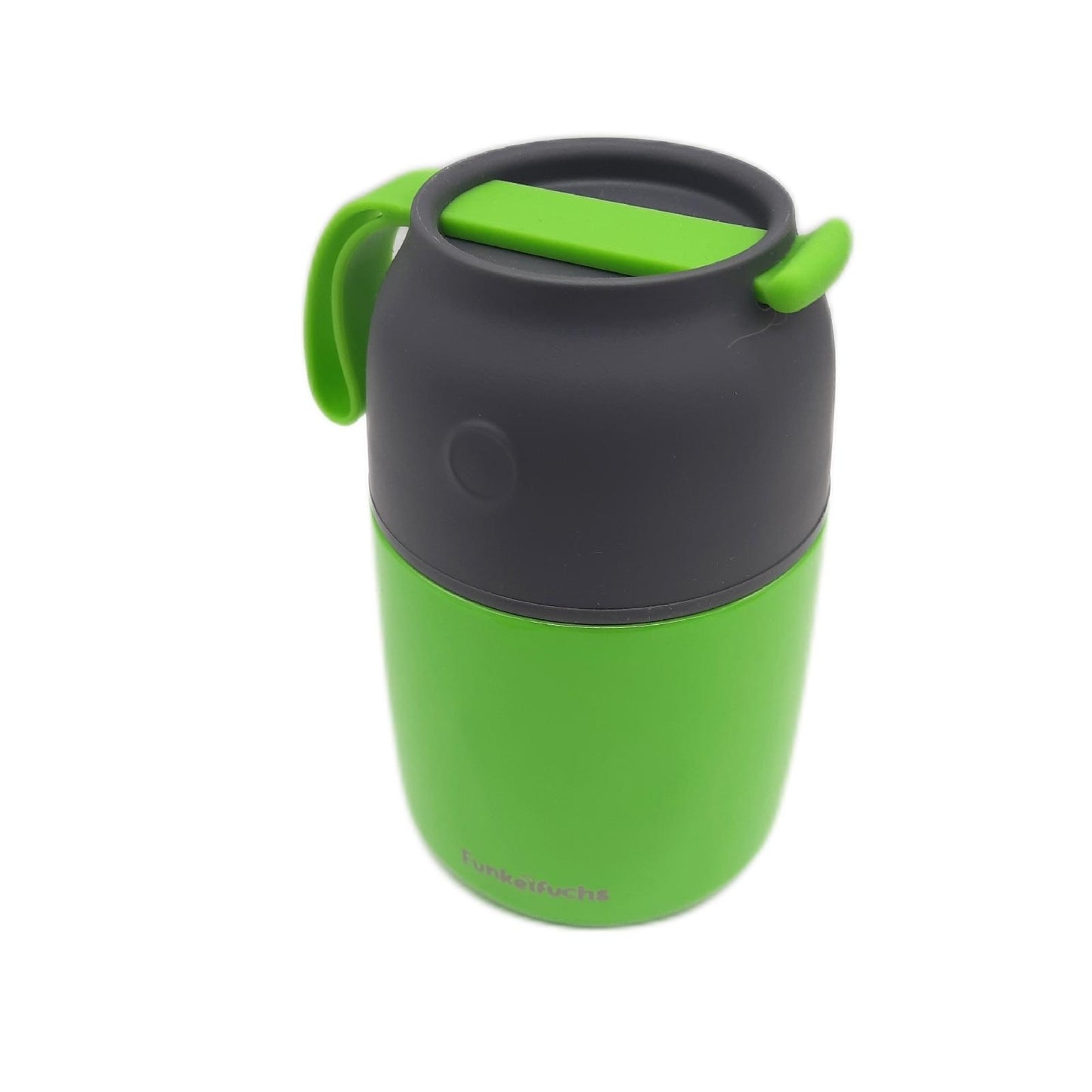 Funkelfuchs Thermobehälter Essen Kinder 500ml Grün Traktor Kindergarten Mahlzeit Transport