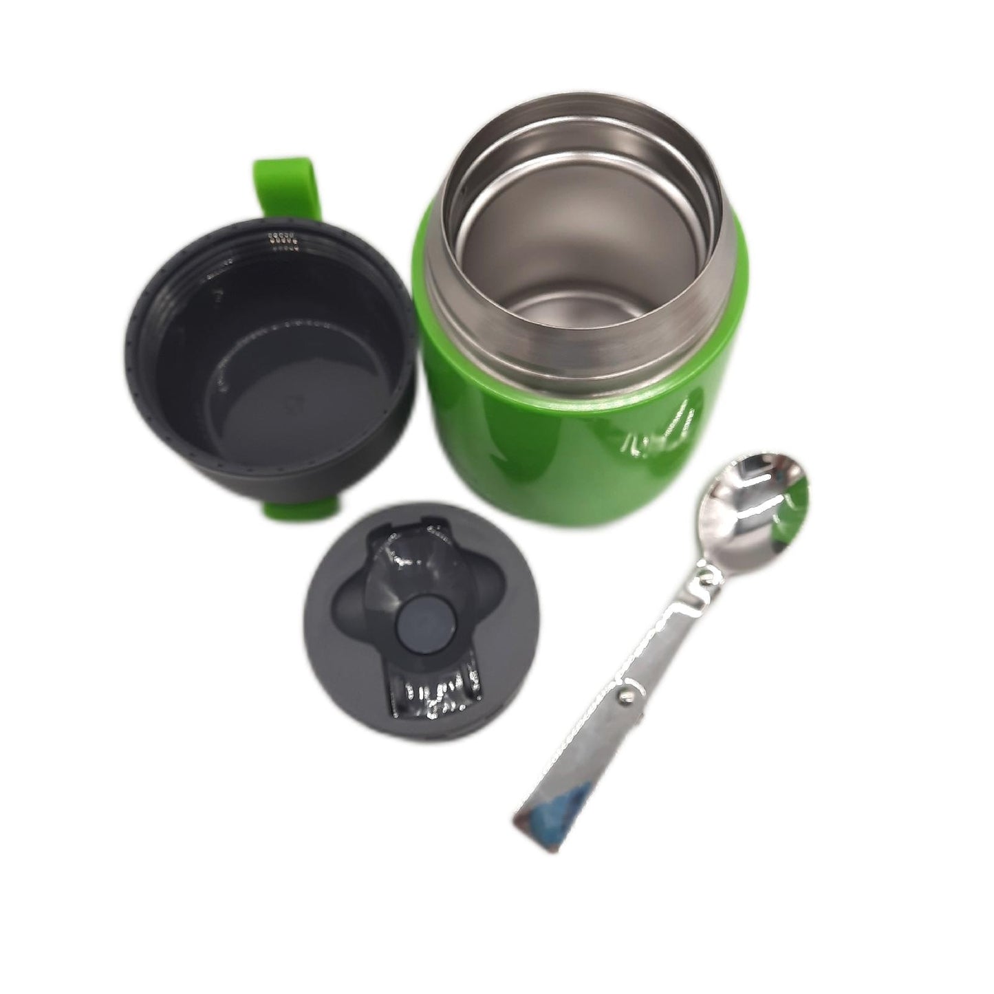 Funkelfuchs Thermobehälter Essen Kinder 500ml Grün Traktor Kindergarten Mahlzeit Transport