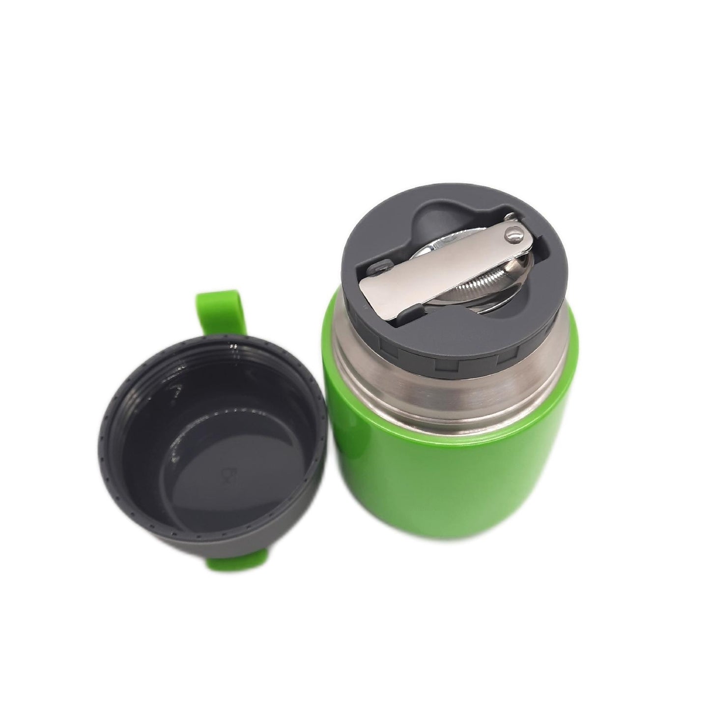 Funkelfuchs Thermobehälter Essen Kinder 500ml Grün Traktor Kindergarten Mahlzeit Transport