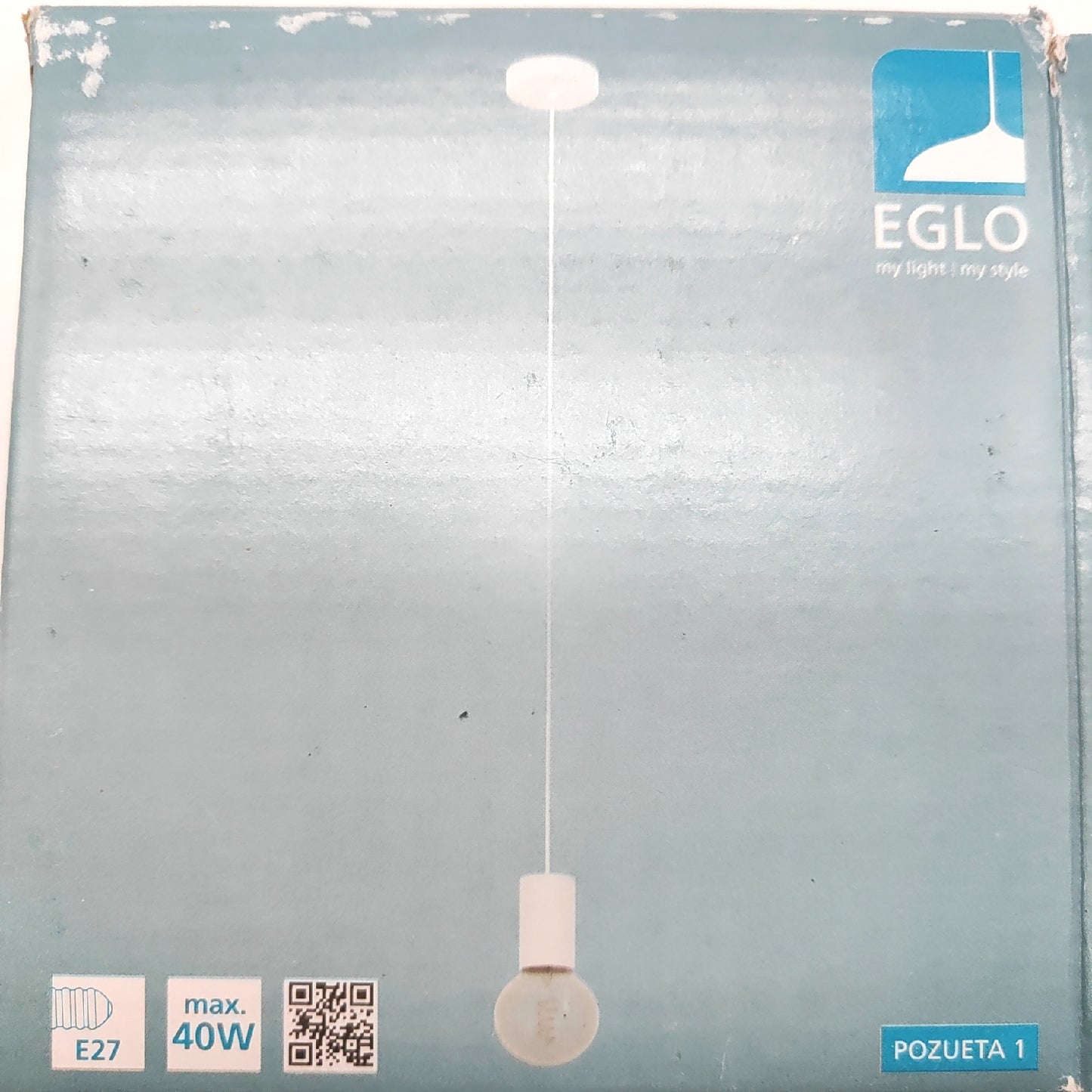 EGLO Pendellampe Beleuchtung Esszimmer Pozueta 1 E27 Fassung Kabel Deckenlampe
