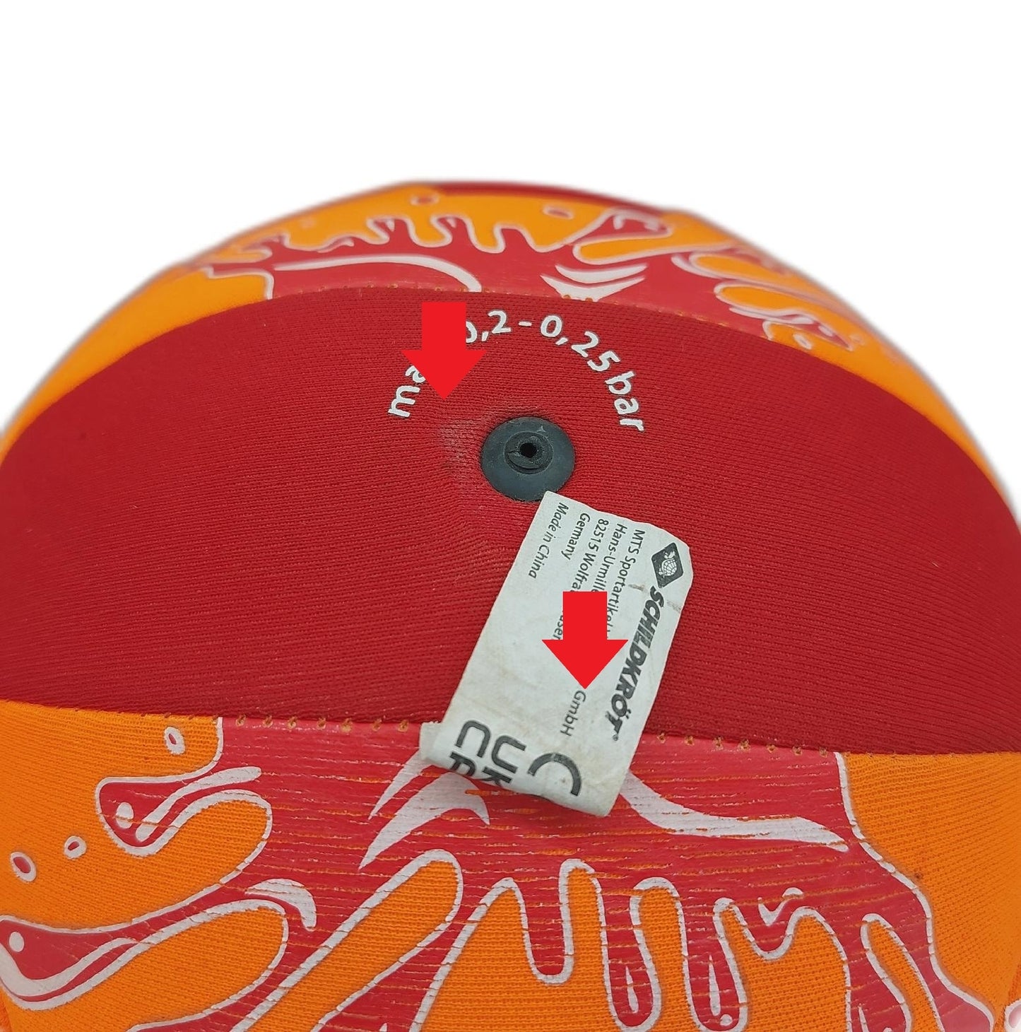 Schildkrot Volleyball Strandball Ballsport Funsports Neopren Team Beachball Beachspaß
