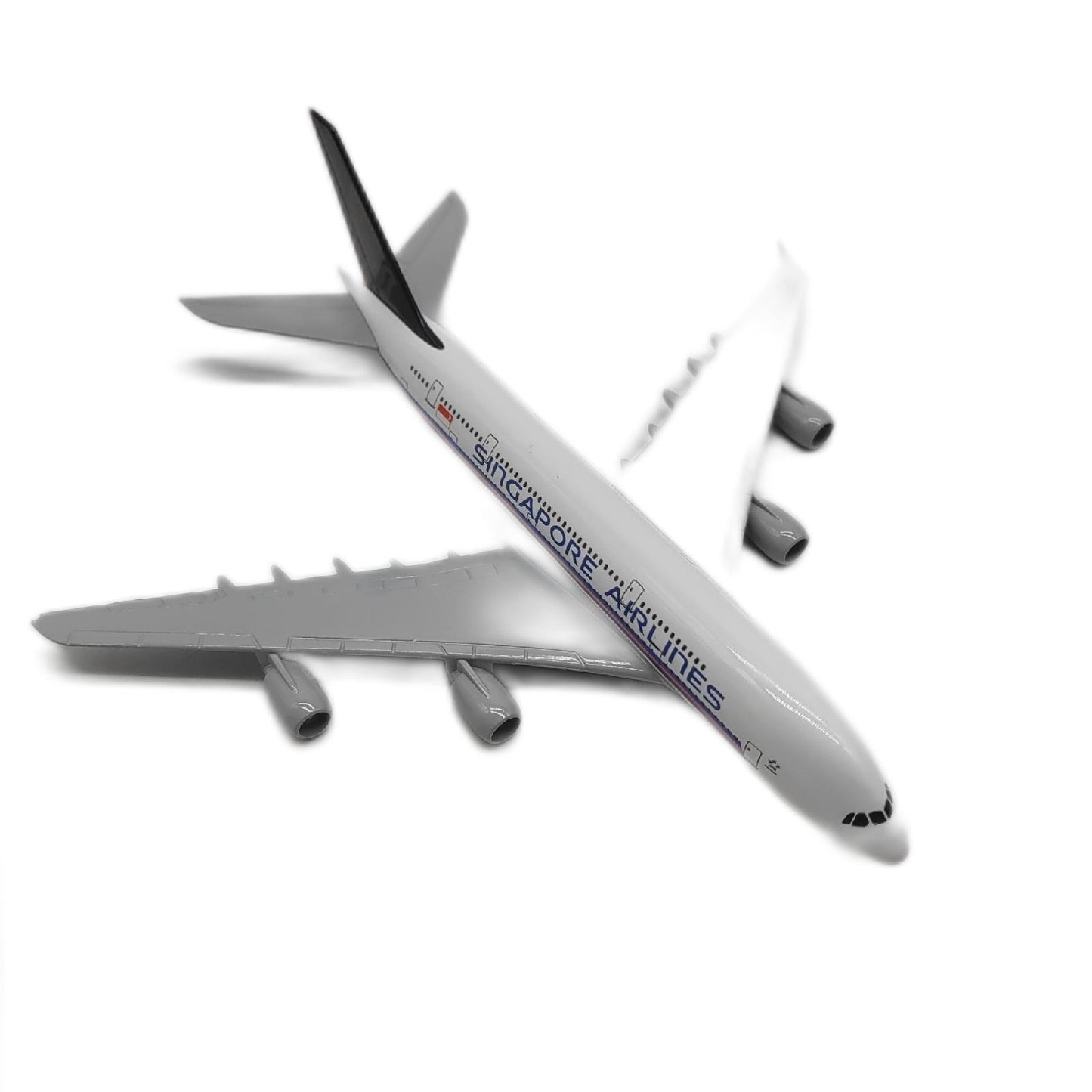 QIYUMOKE Flugzeugmodell Sammlerstück A380 Airbus A380 Modell Singapore Detailgetreu