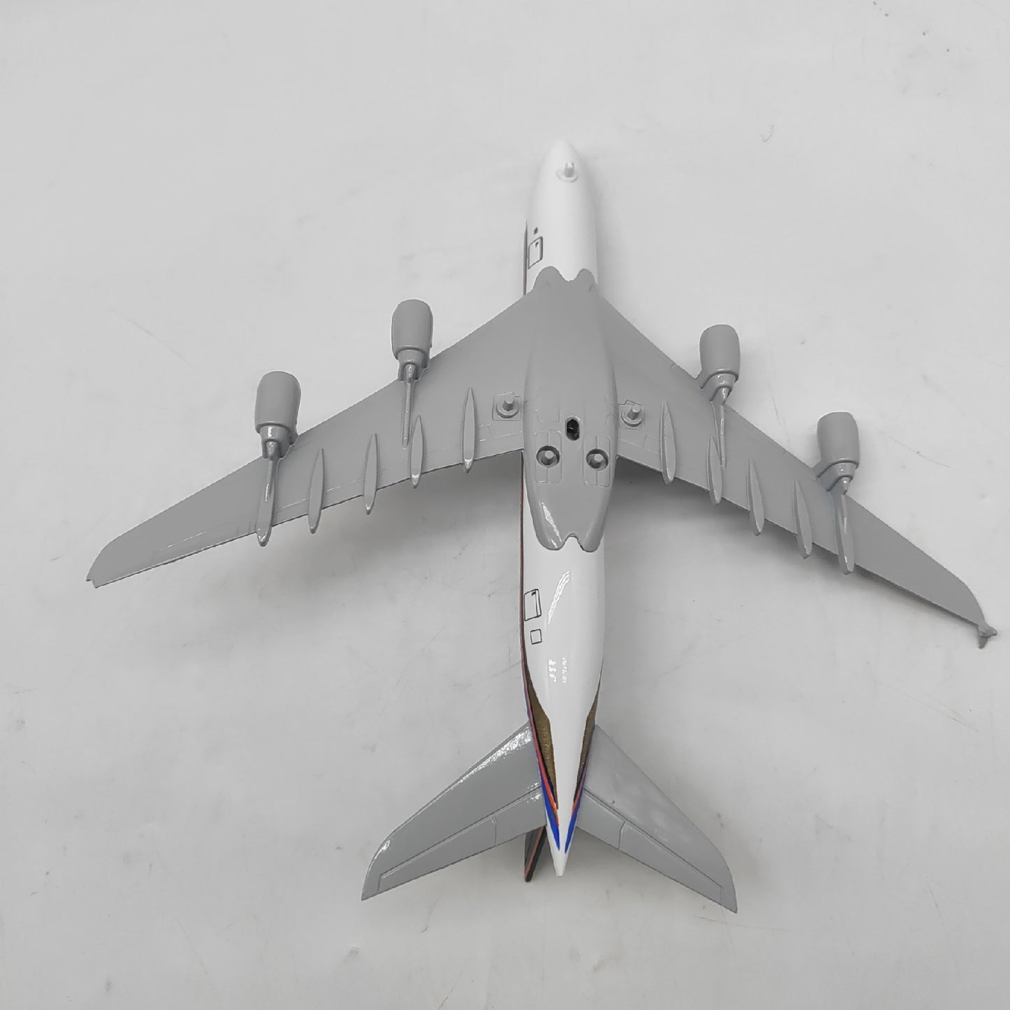 QIYUMOKE Flugzeugmodell Sammlerstück A380 Airbus A380 Modell Singapore Detailgetreu