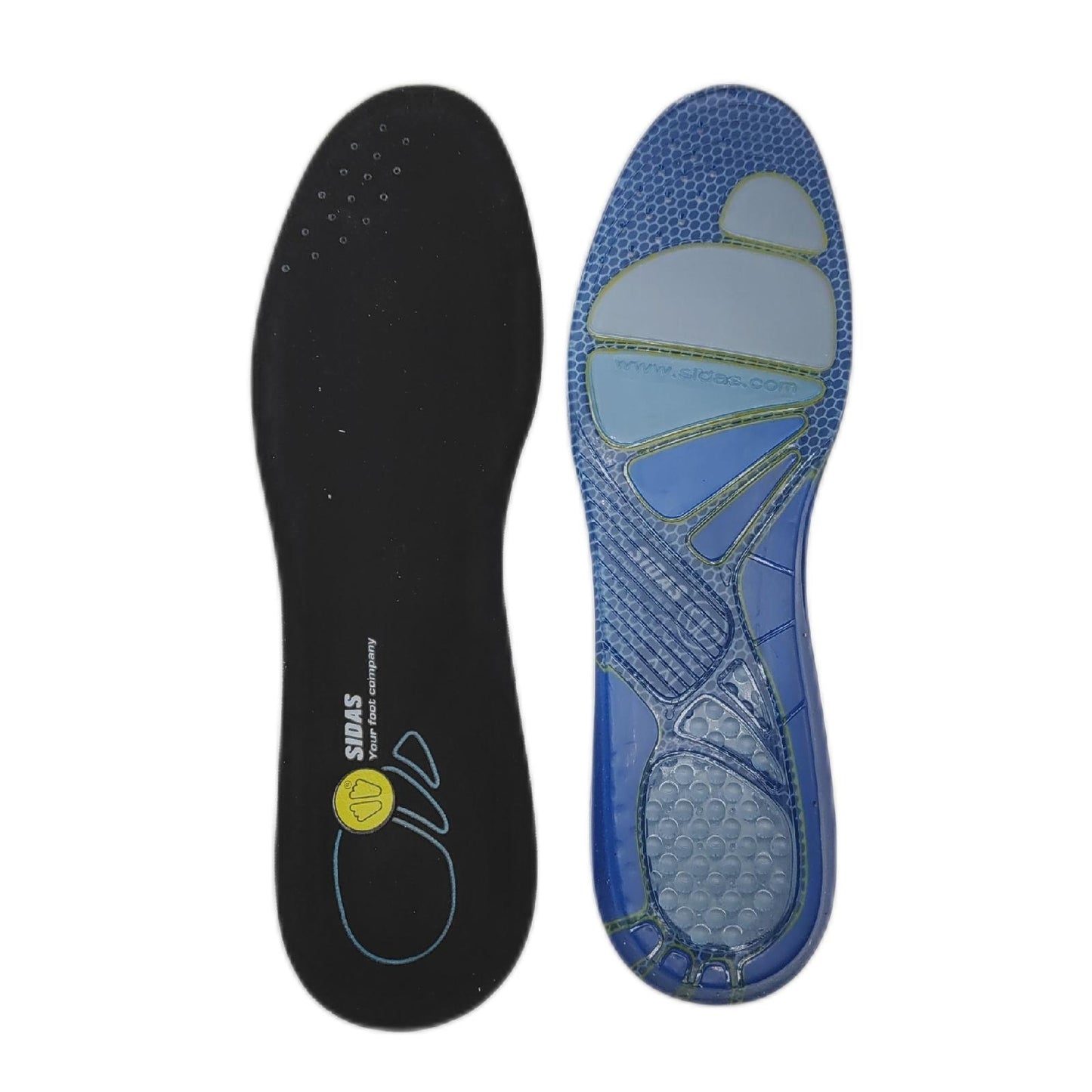 Sidas Einlegesohlen Schuhzubehör Komfort Cushioning Gel Sohle Blau XXL 46