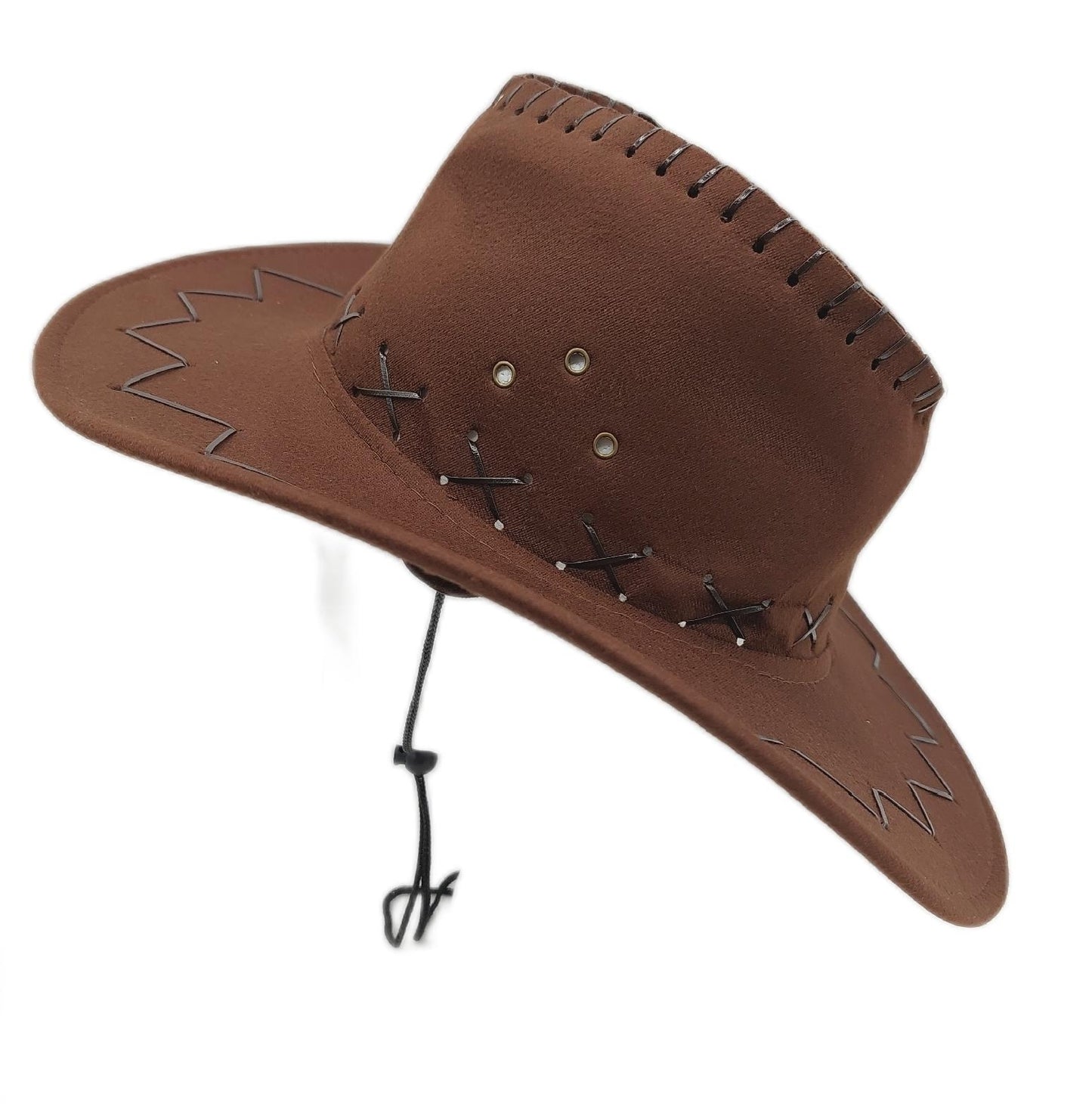 Relaxdays Cowboyhut Westernhut Erwachsene Westernstyle Fasching Karneval Party Accessoire