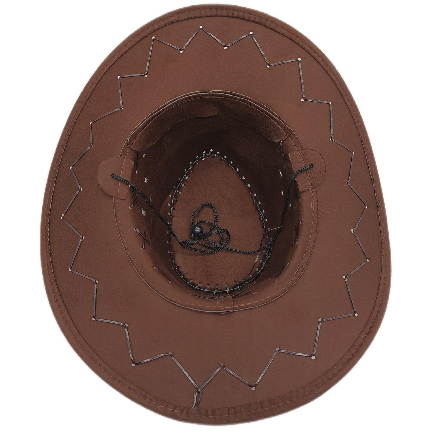 Relaxdays Cowboyhut Westernhut Erwachsene Westernstyle Fasching Karneval Party Accessoire