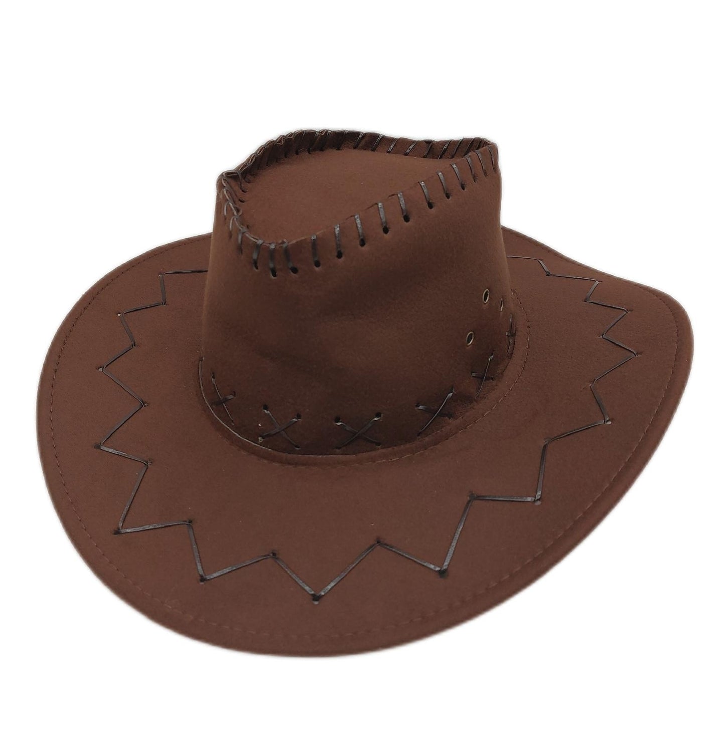 Relaxdays Cowboyhut Westernhut Erwachsene Westernstyle Fasching Karneval Party Accessoire