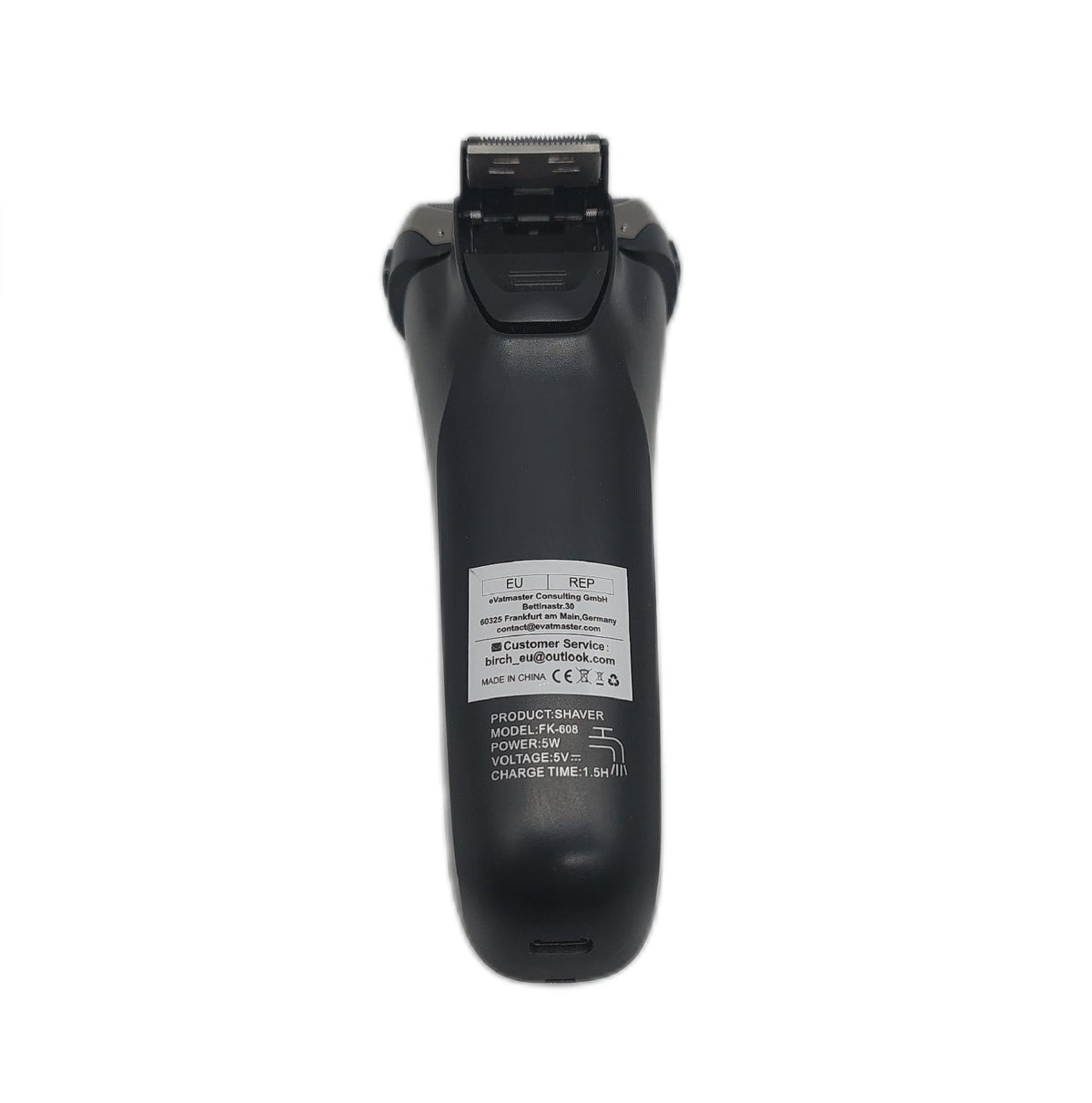 Elektrischer Herrenrasierer 2-in-1 Folienrasierer IPX7 80 Min