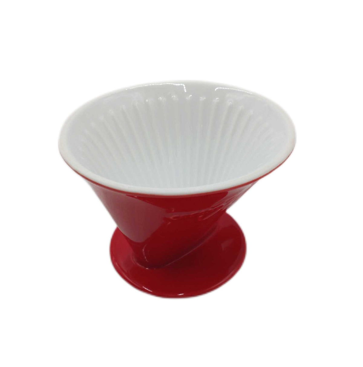 Creano Porzellan Kaffeefilter Filter Größe 4 Filtertüten Gr 1x4 Rot Filterpapier
