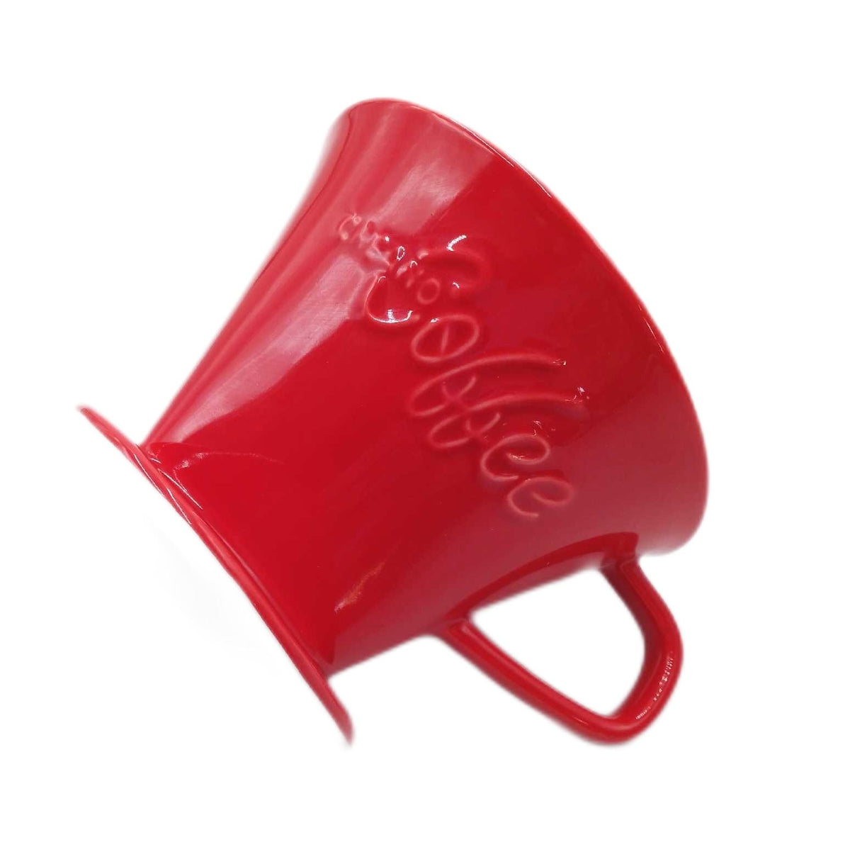 Creano Porzellan Kaffeefilter Filter Größe 4 Filtertüten Gr 1x4 Rot Filterpapier