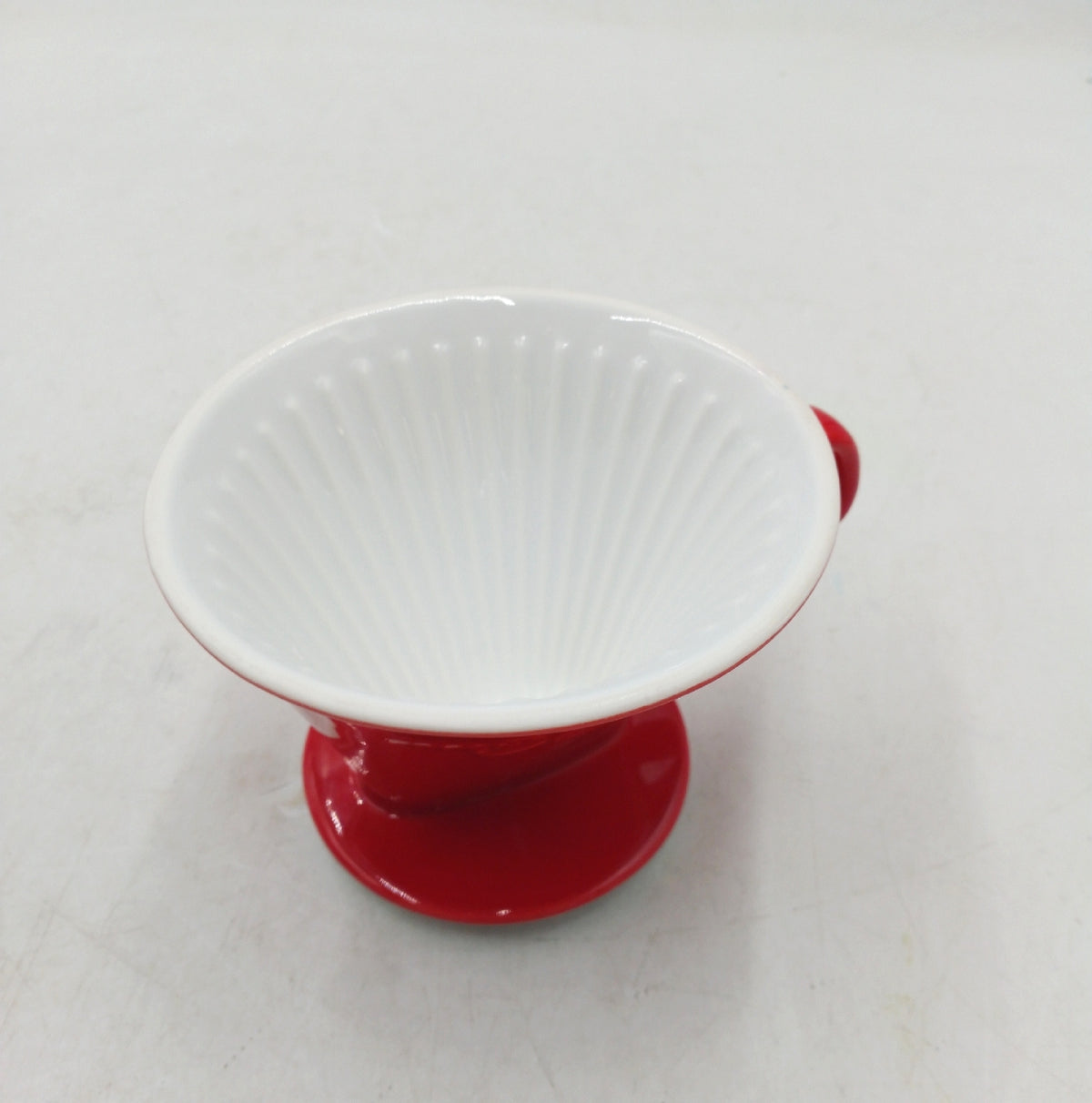 Creano Porzellan Kaffeefilter Filter Größe 4 Filtertüten Gr 1x4 Rot Filterpapier