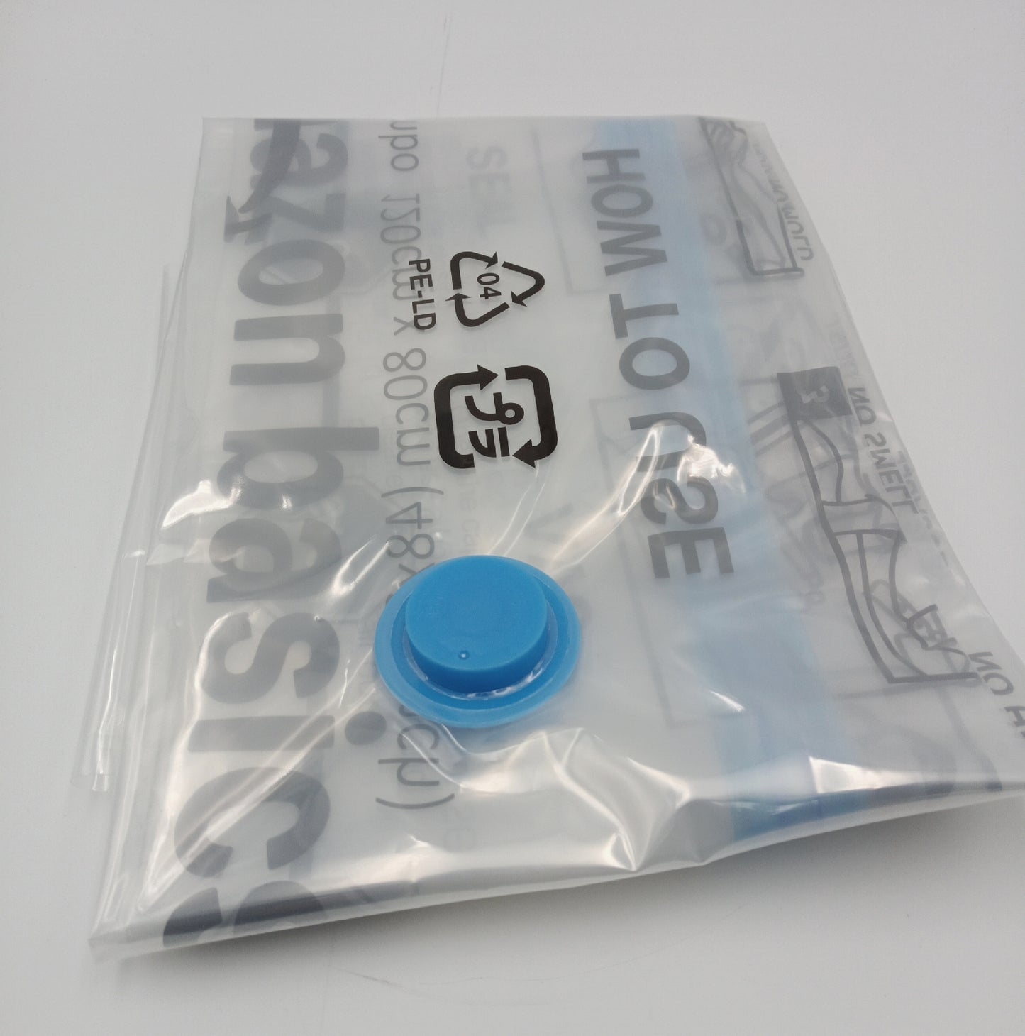 Amazon Basics Vakuumbeutel Aufbewahrung Haushaltswaren 15er Pack Handpumpe Jumbo platzsparend